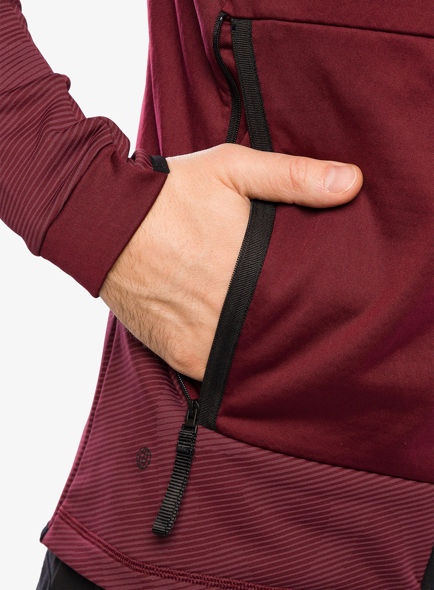 Jopica adidas TERREX Flooce Hooded Hiking Fleece - shadow red