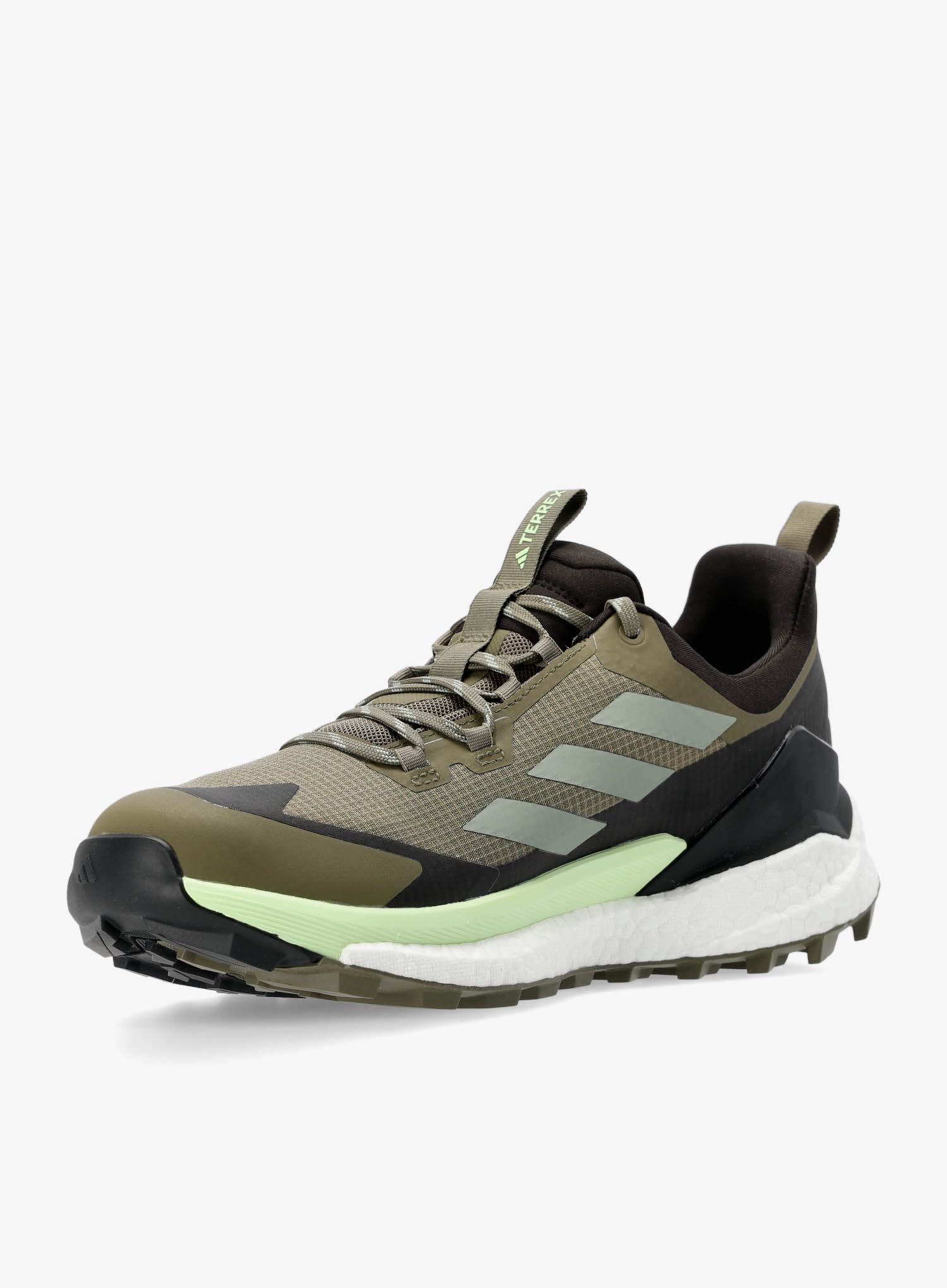 Pohodniški čevlji adidas TERREX Free Hiker 2 Low GTX - olive str/silv grn/core blk