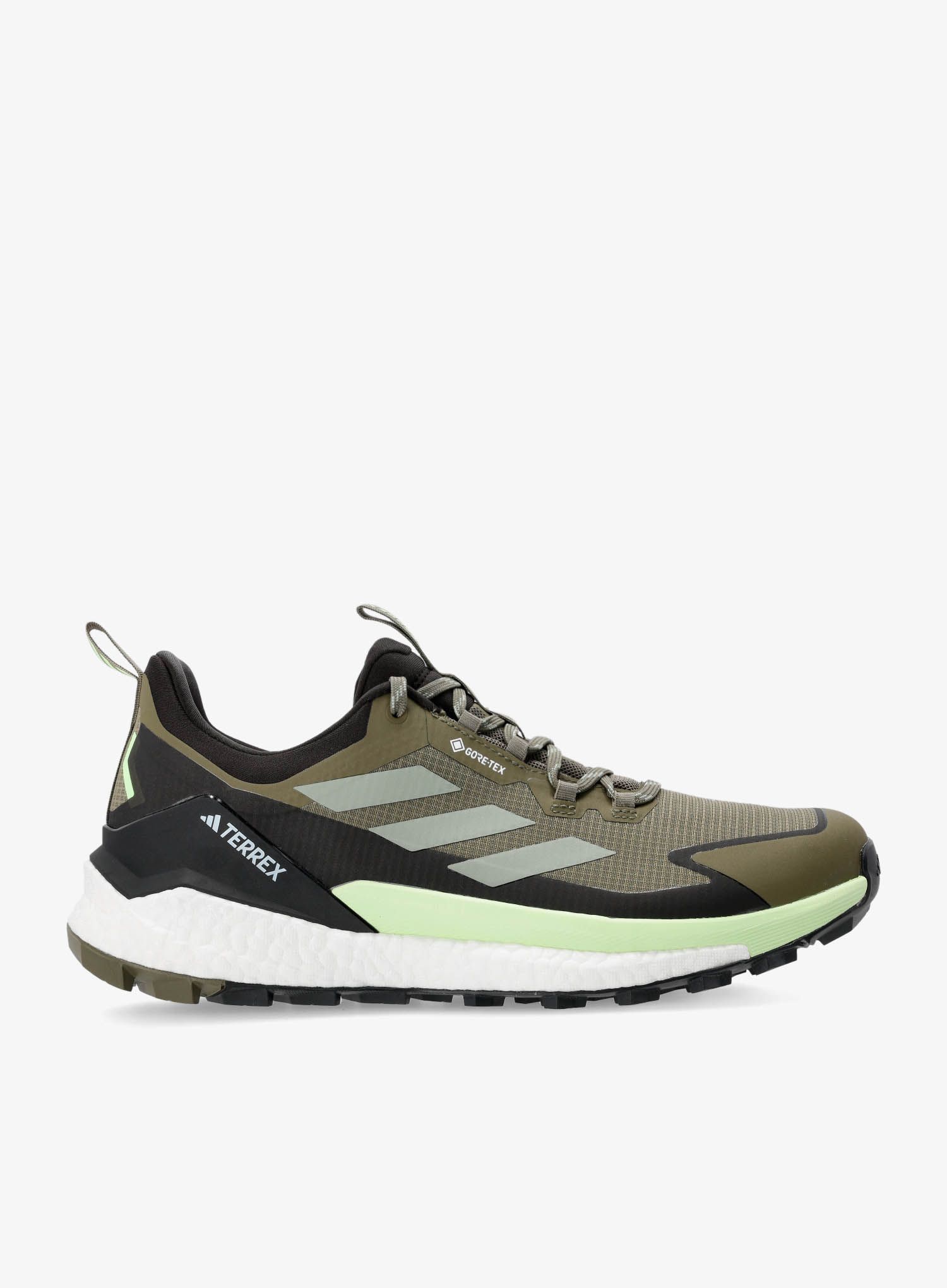Pohodniški čevlji adidas TERREX Free Hiker 2 Low GTX - olive str/silv grn/core blk