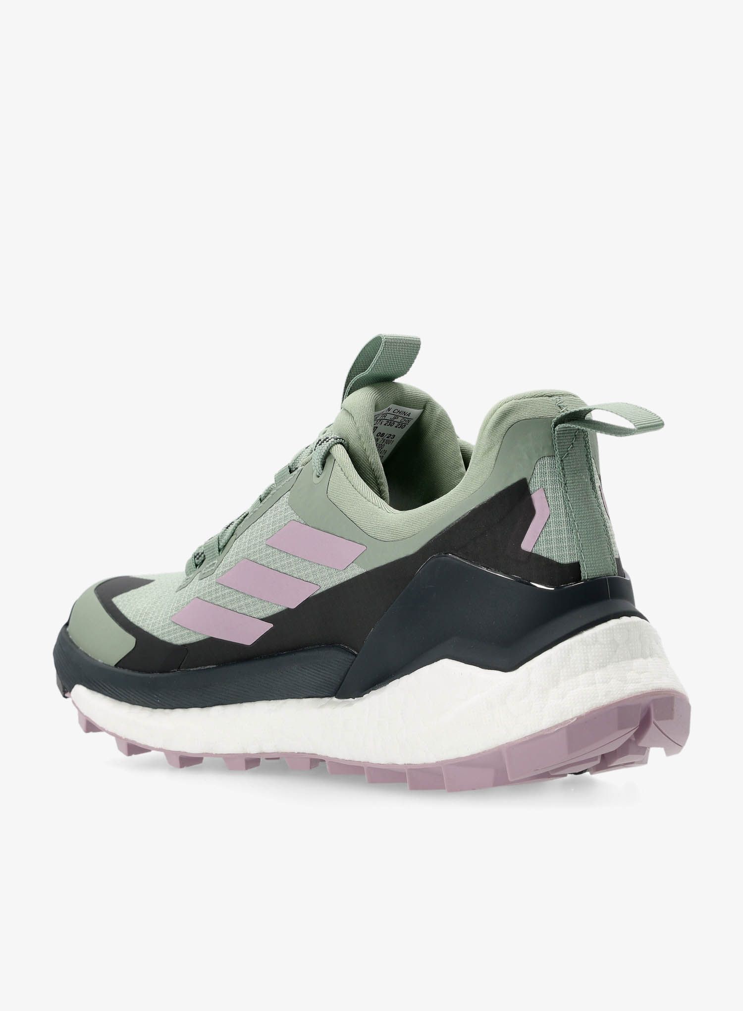 Ženski pohodniški čevlji adidas TERREX Free Hiker 2 Low GTX - silv grn/preloved fig/carbon
