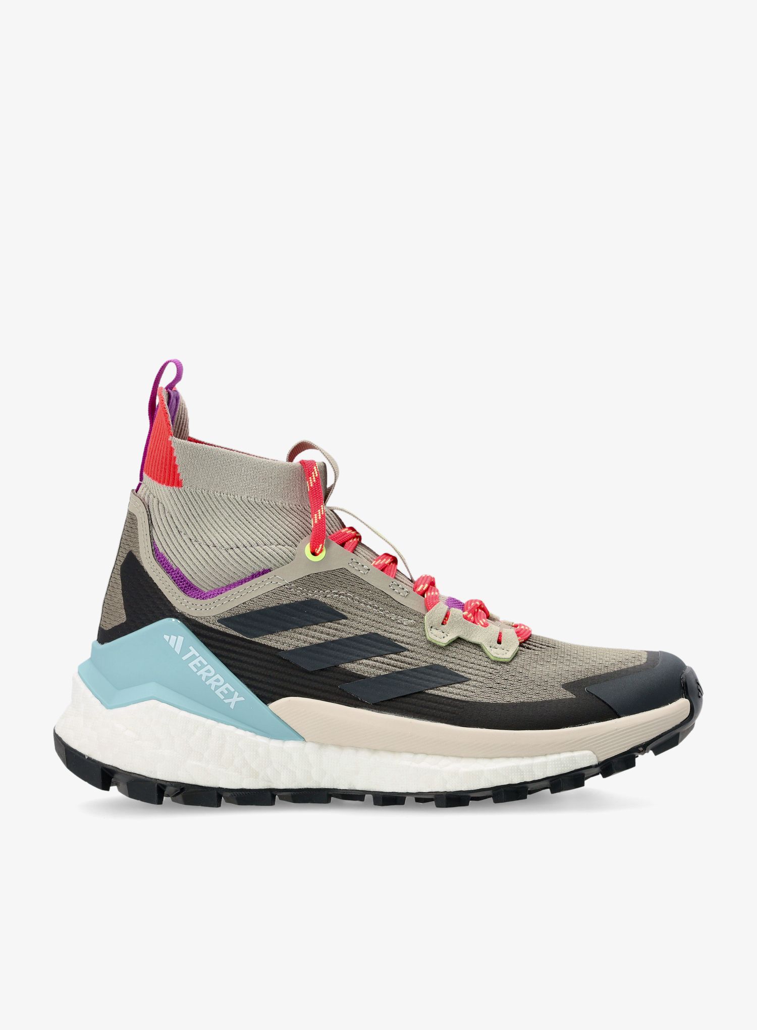 Ženski visoki pohodniški čevlji adidas TERREX Free Hiker 2 - trace cargo/carbon/act purple
