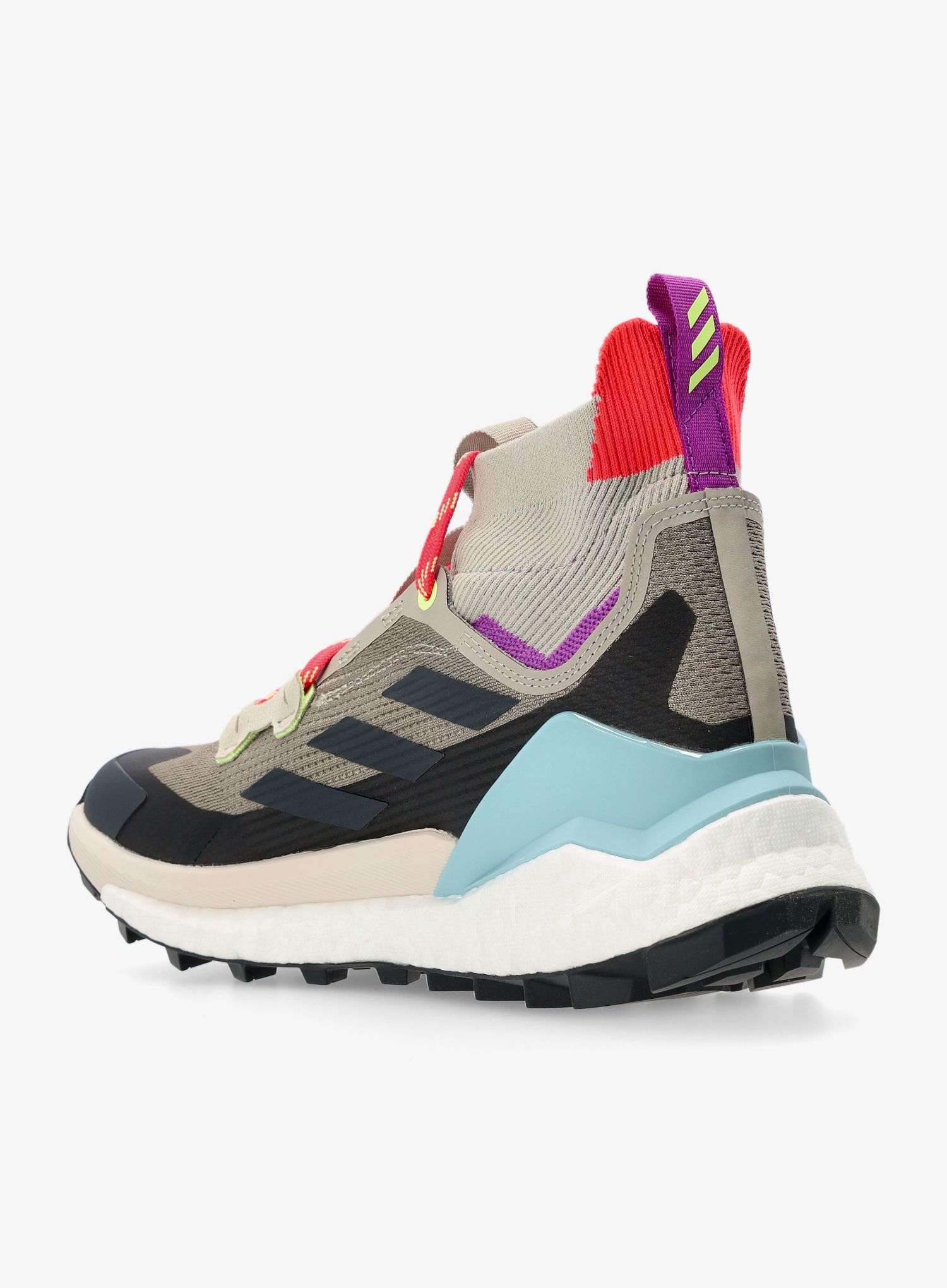 Ženski visoki pohodniški čevlji adidas TERREX Free Hiker 2 - trace cargo/carbon/act purple