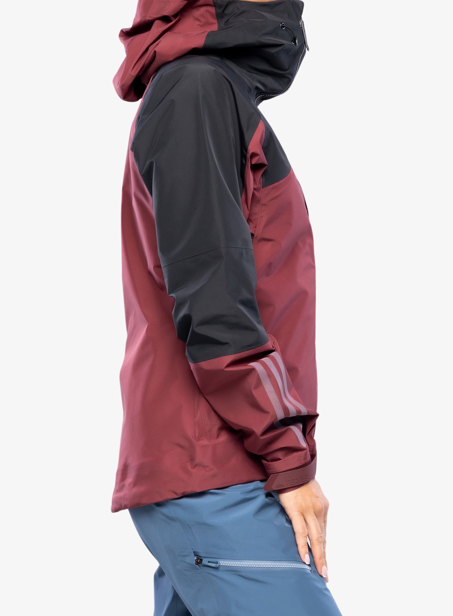 Ženske GORE-TEX jakna adidas TERREX GORE-TEX Pro Jacket - shadow red