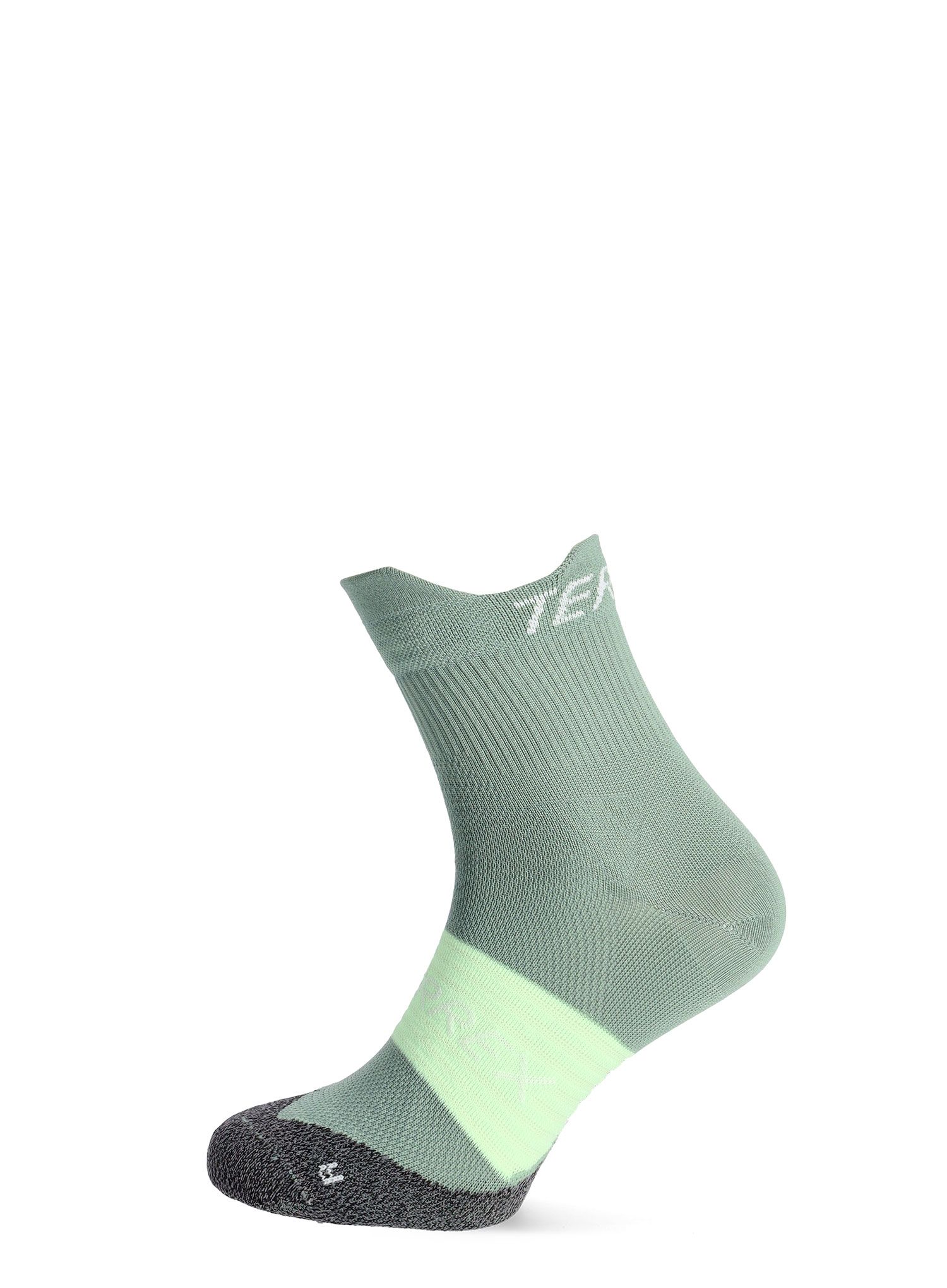 Tekaške nogavice adidas TERREX HEAT.RDY Agravic Crew - silver green