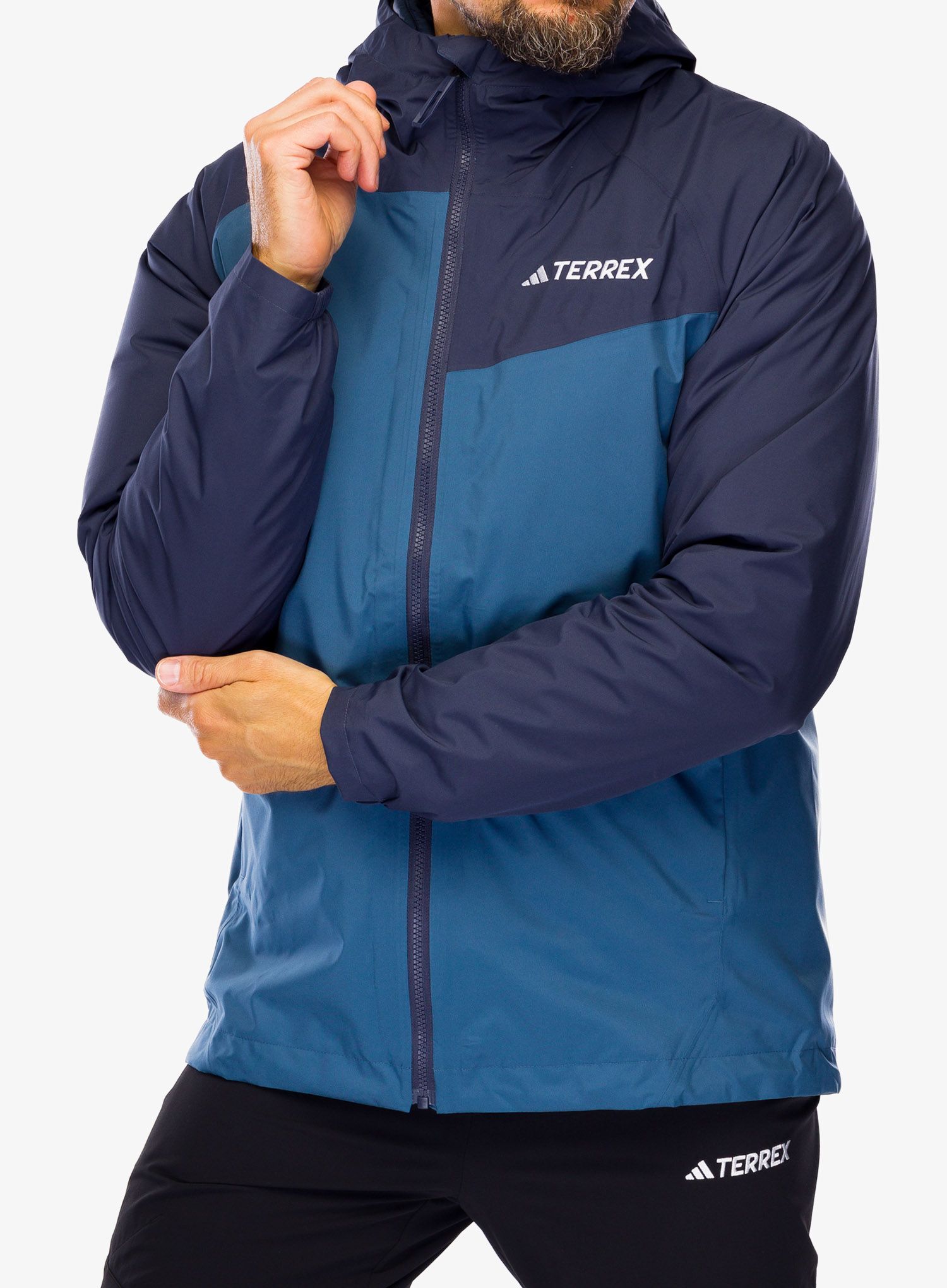 Nepremočljiva jakna adidas TERREX Multi 2L RAIN.RDY Jacket - wonder steel/shadow navy