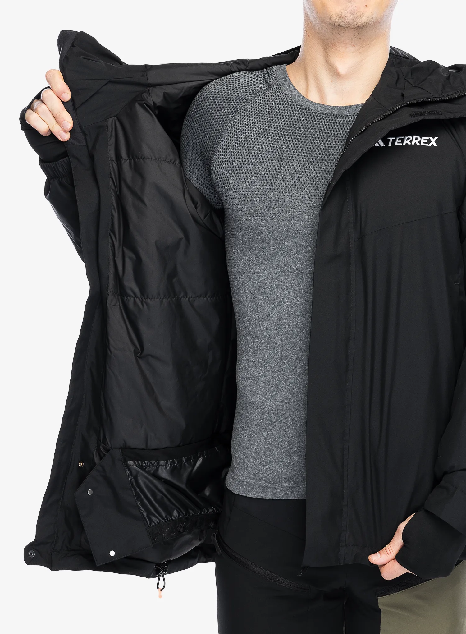 Smučarska jakna adidas TERREX Multi 2L RAIN.RDY Insulated Jacket - black