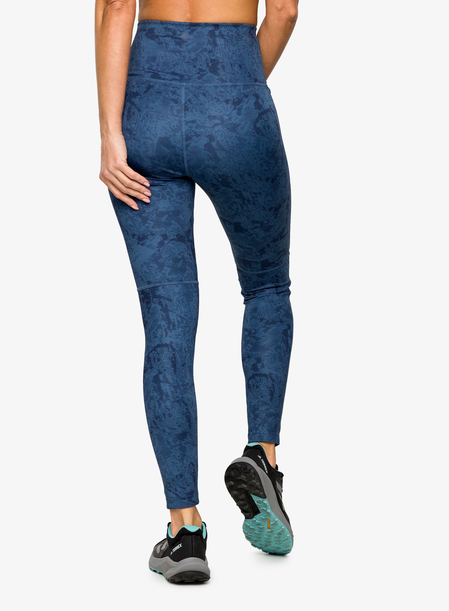 Ženske pajkice adidas TERREX Multi All Over Printed Tight - wonder steel