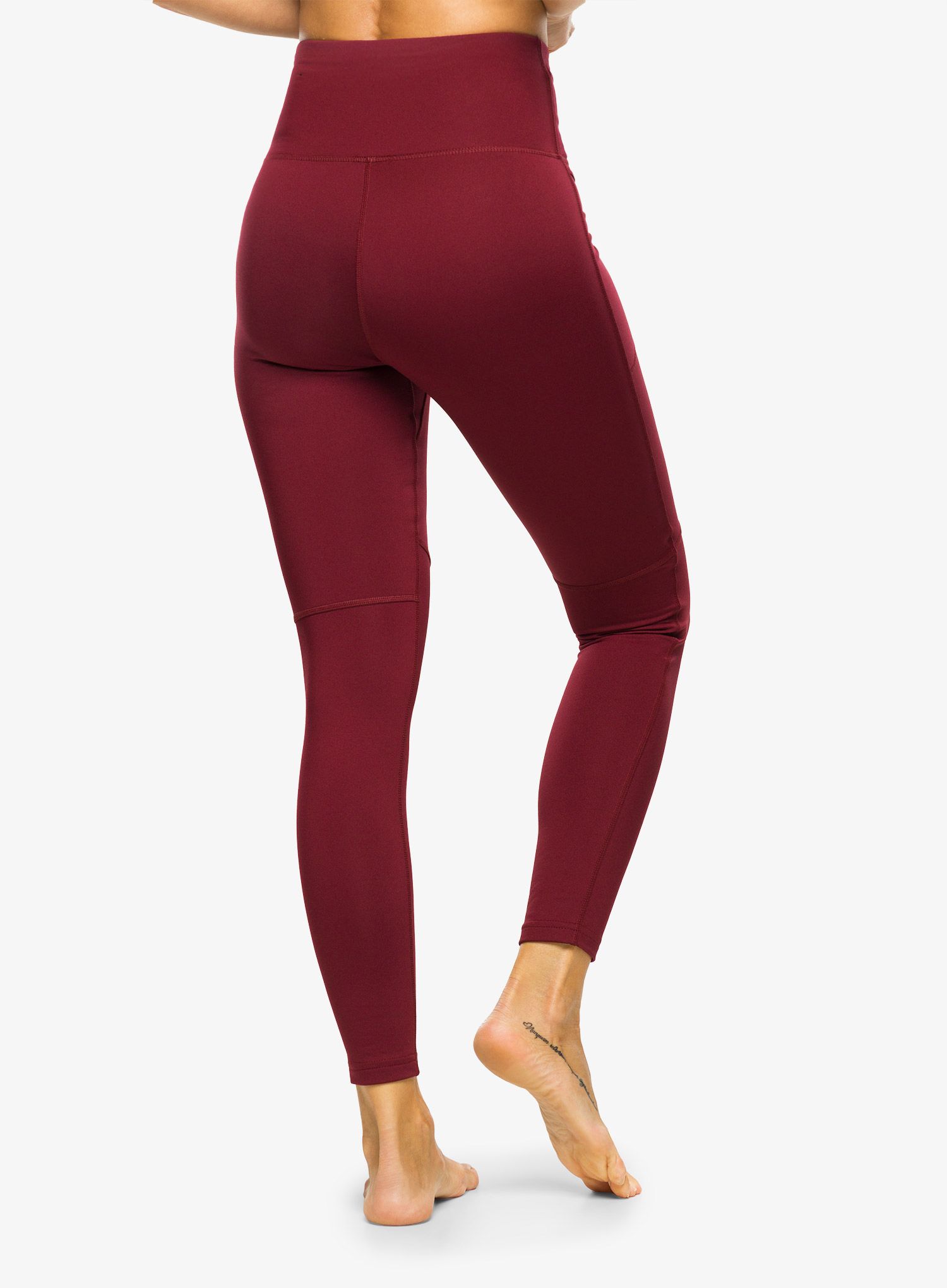 Ženske pajkice adidas TERREX Multi Brushed Tights - shadow red