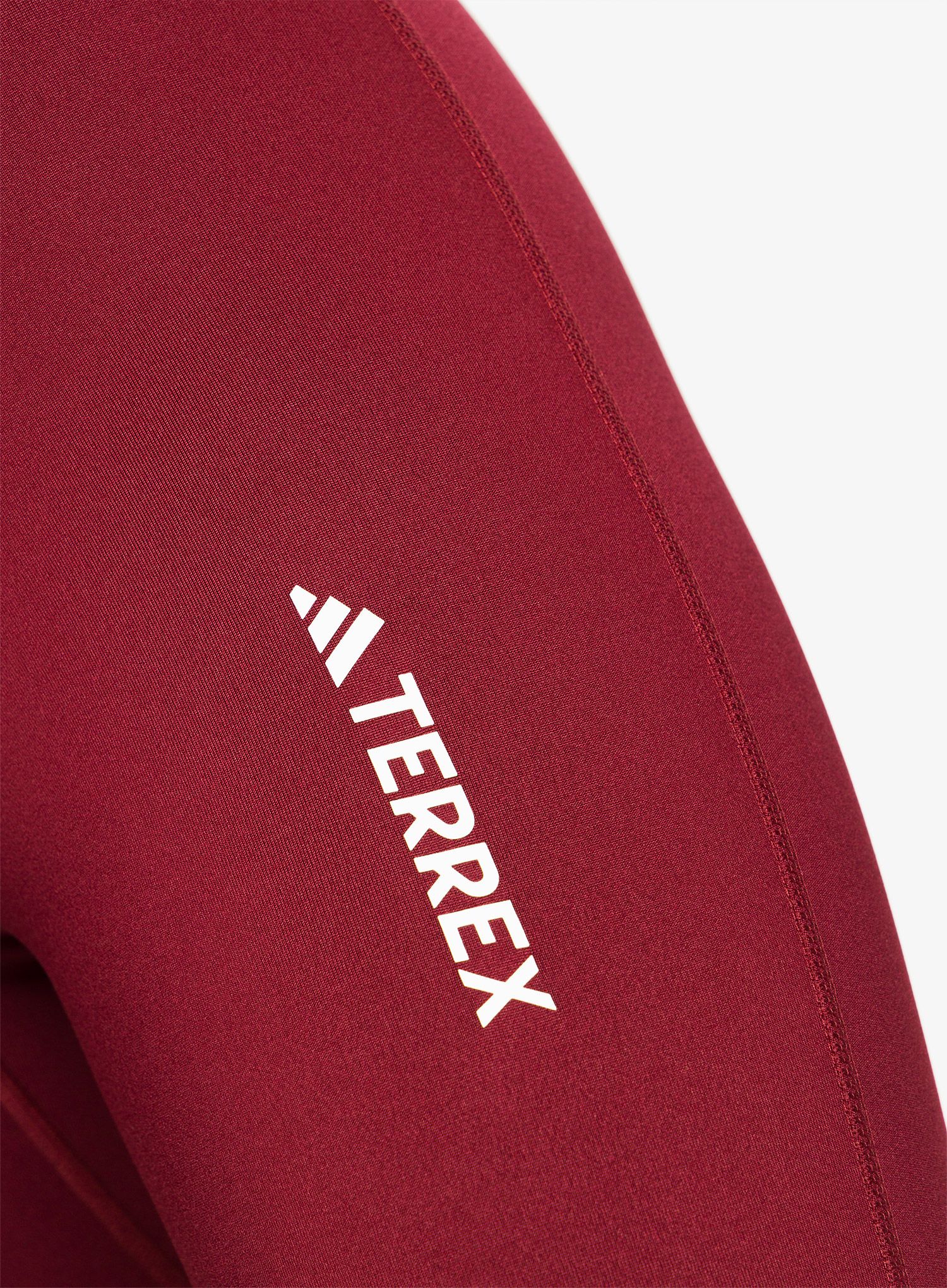 Ženske pajkice adidas TERREX Multi Brushed Tights - shadow red