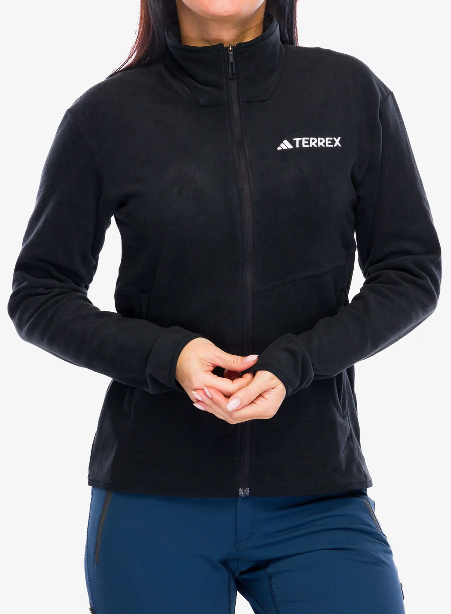 Ženski flis adidas TERREX Multi Full Zip Fleece Jacket - black