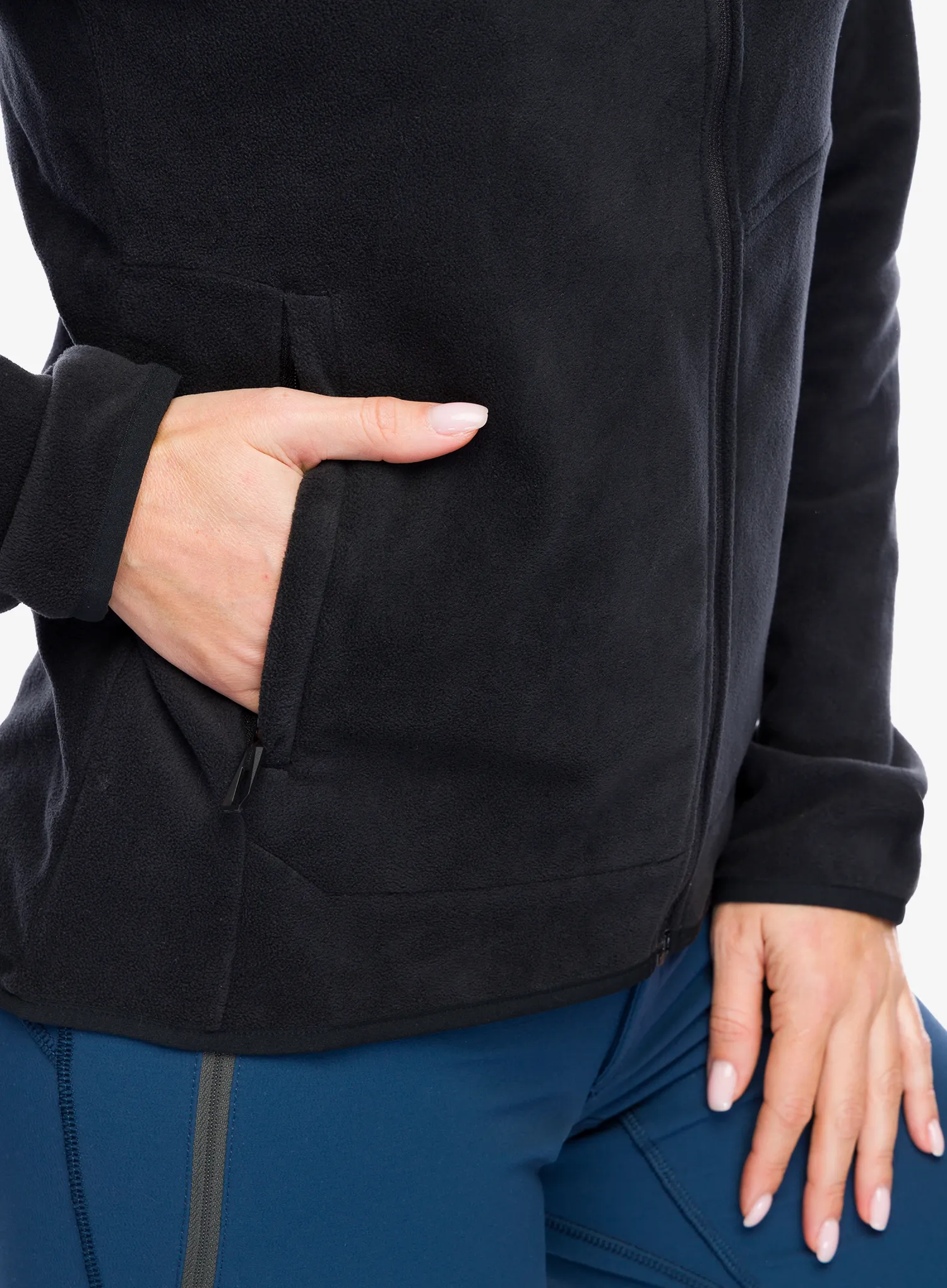 Ženski flis adidas TERREX Multi Full Zip Fleece Jacket - black
