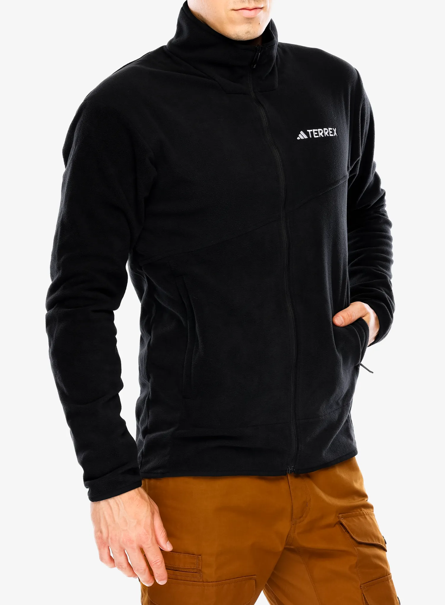 Jopica z zadrgo adidas TERREX Multi Full Zip Fleece Jacket - black