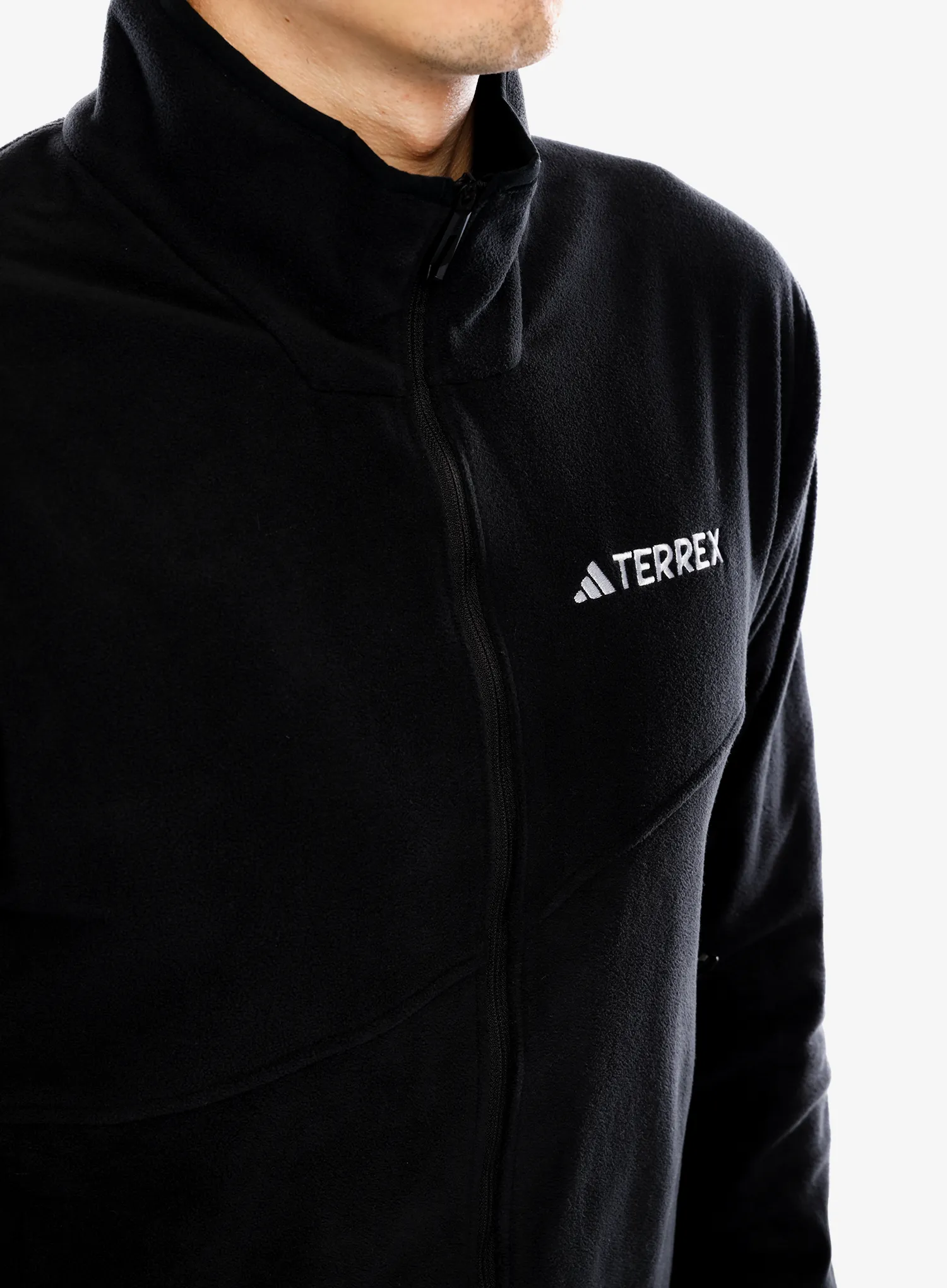 Jopica z zadrgo adidas TERREX Multi Full Zip Fleece Jacket - black