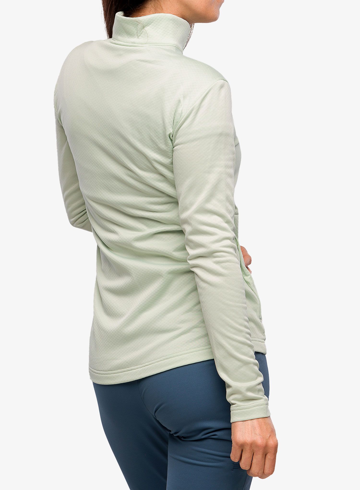 Ženski flis adidas TERREX Multi Full Zip Fleece Jacket - linen green
