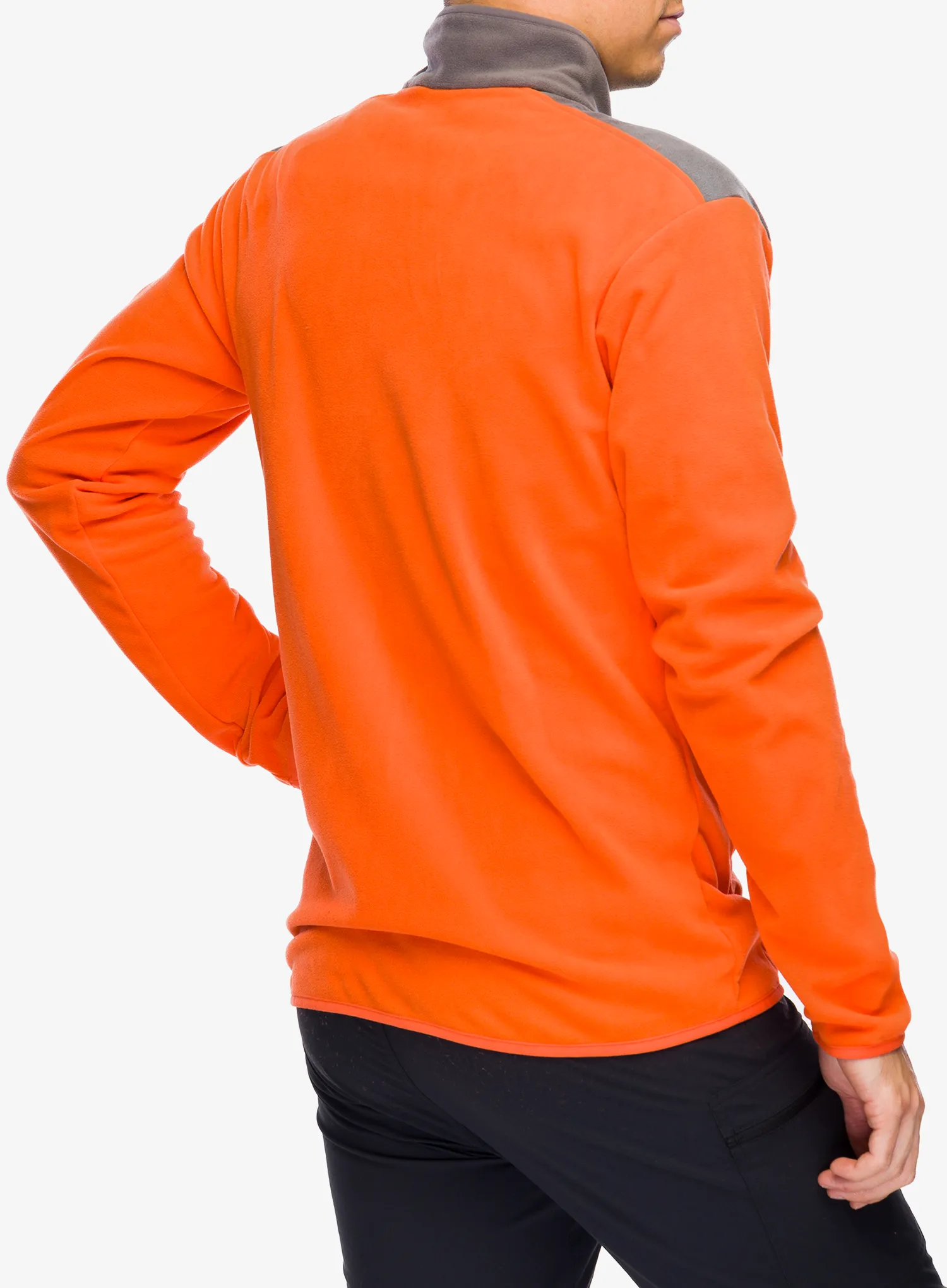 Flis adidas TERREX Multi Full Zip Fleece Jacket - semi impact orange/charcoal