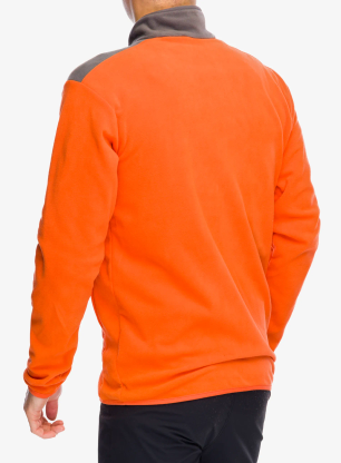 Flis adidas TERREX Multi Full Zip Fleece Jacket - semi impact orange/charcoal
