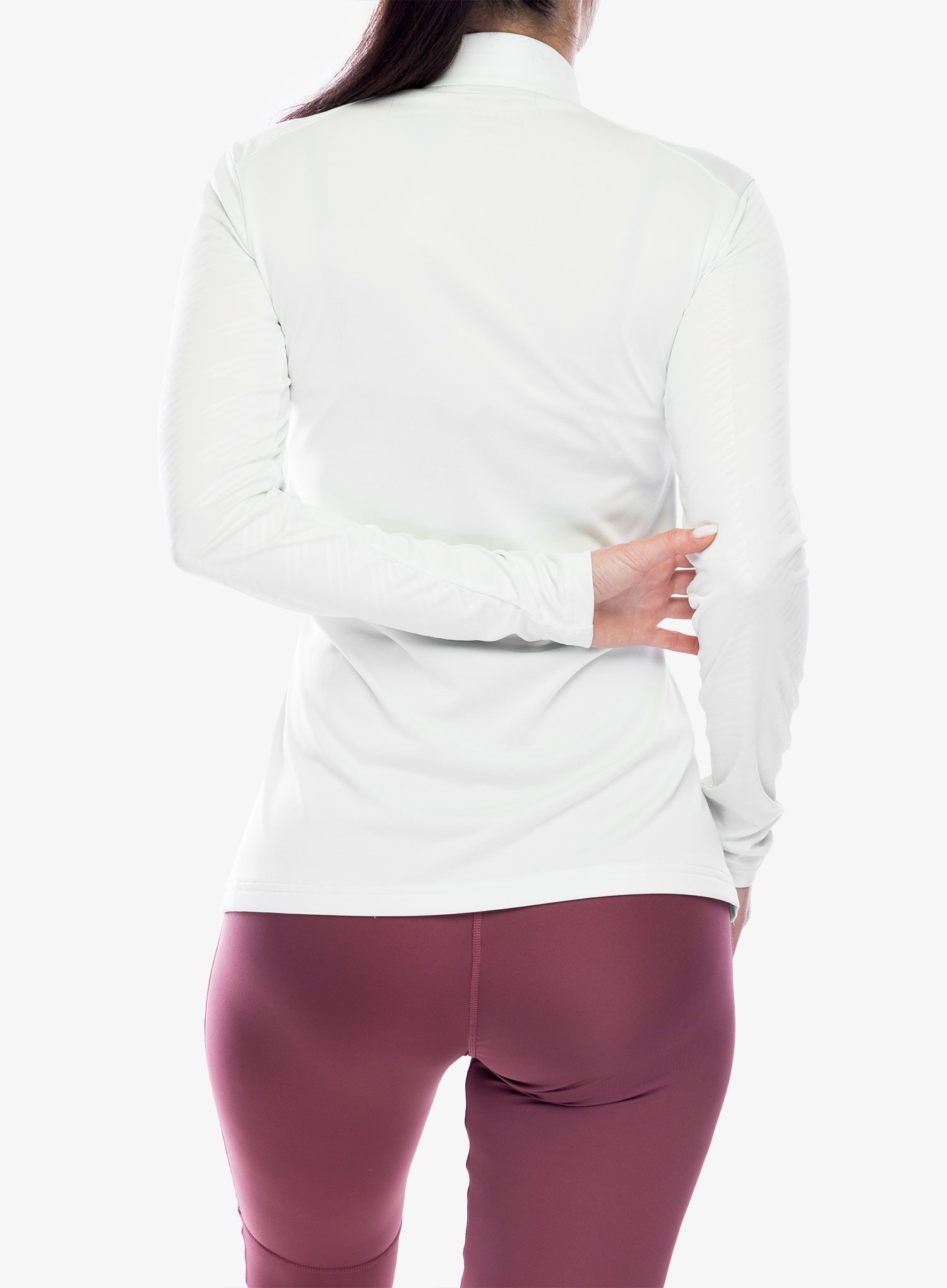 Ženska jopica adidas TERREX Multi Half-Zip LS Tee - crystal jade