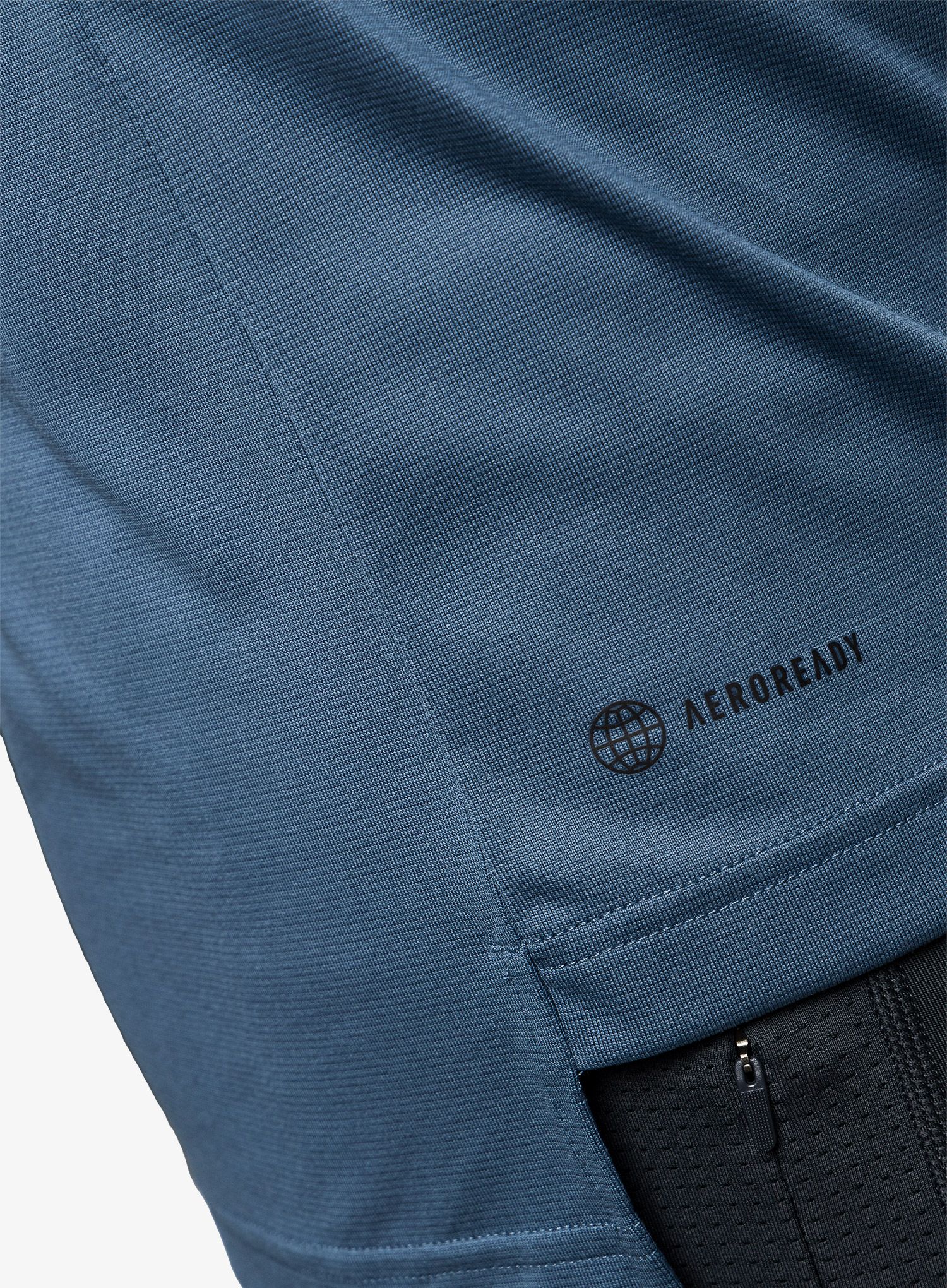 Moška jopica adidas TERREX Multi Half-Zip LS Tee - wonder steel