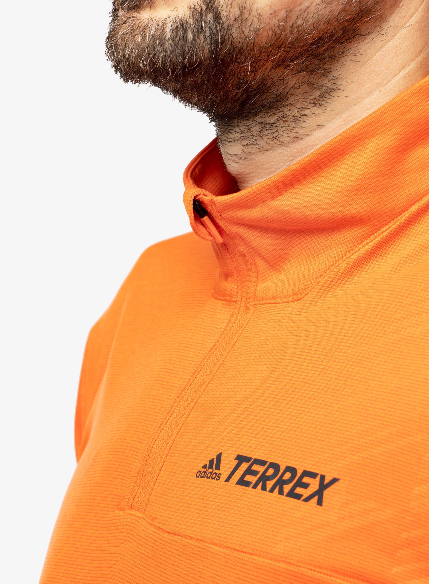 Jopica adidas TERREX Multi Half-Zip LS - semi impact orange