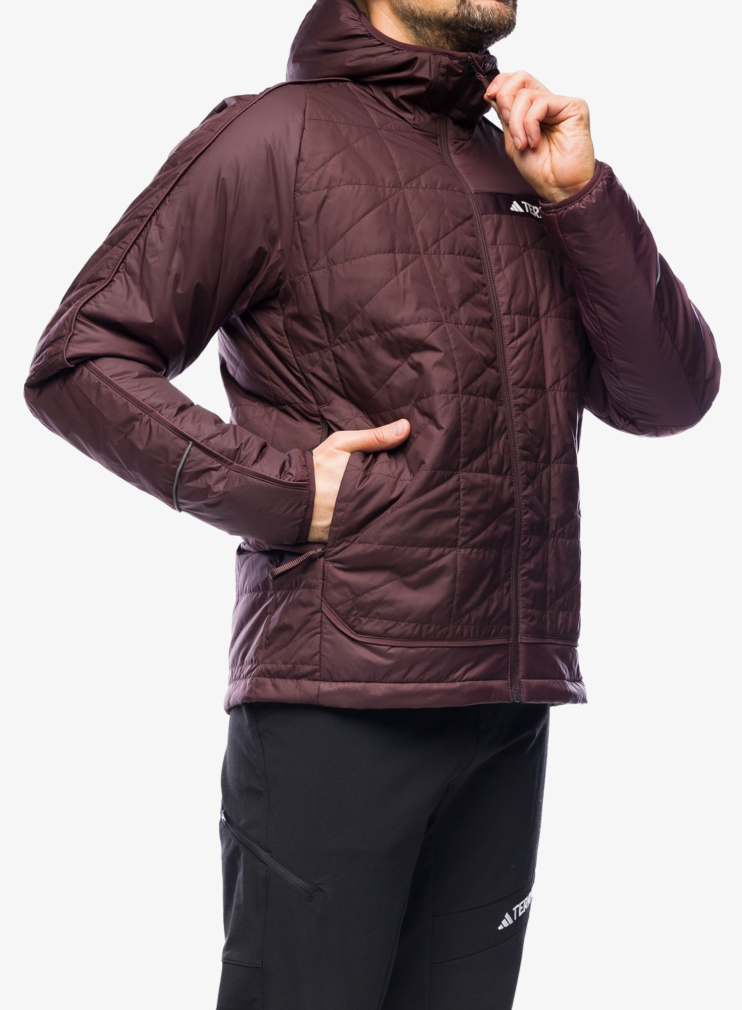 Sintetična jakna adidas TERREX Multi Insulation Hooded Jacket - shabrn