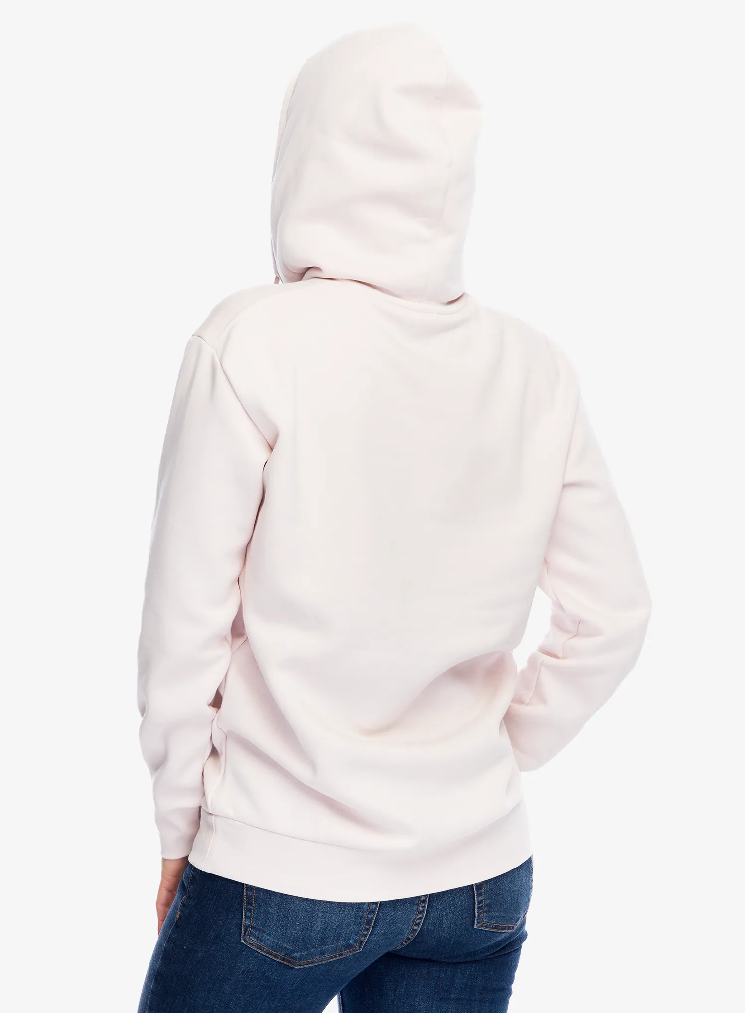 Ženska jopa s kapuco adidas TERREX Multi Large Logo Hoody - putty mauve