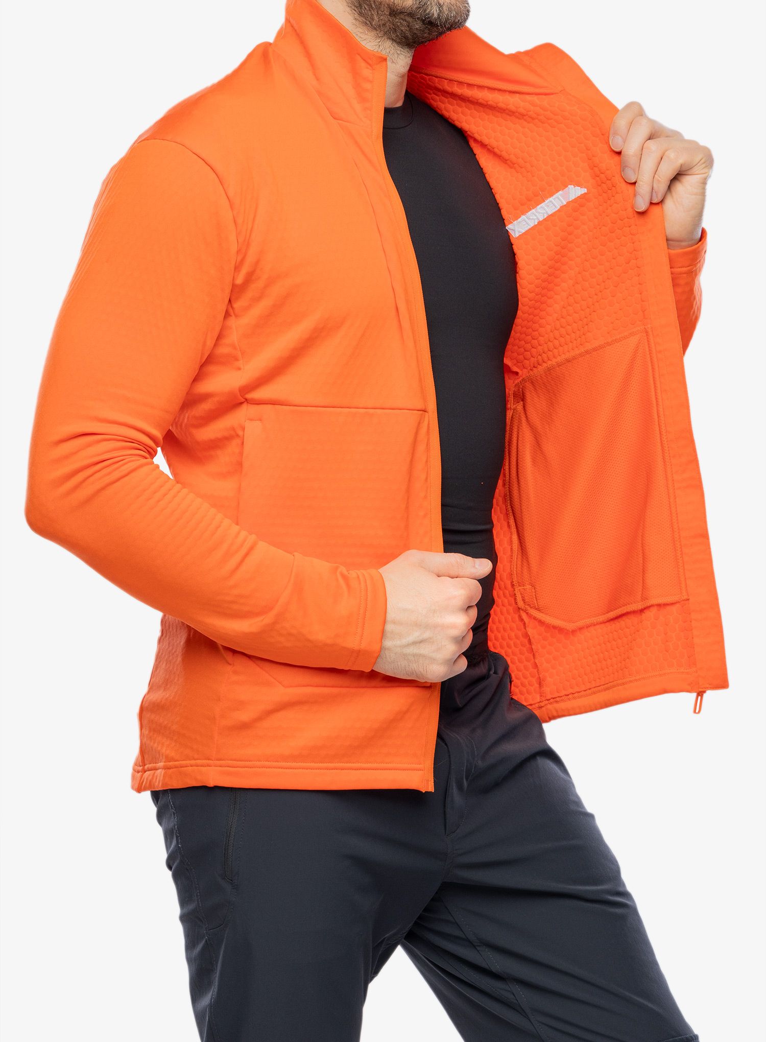 Flis adidas TERREX Multi Light Fleece Full Zip Jacket - semi impact orange