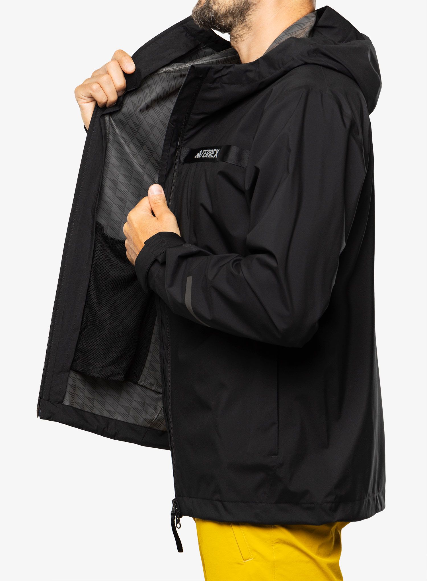 Moška dežna jakna adidas TERREX Multi RAIN.RDY 2.5L Jacket - black