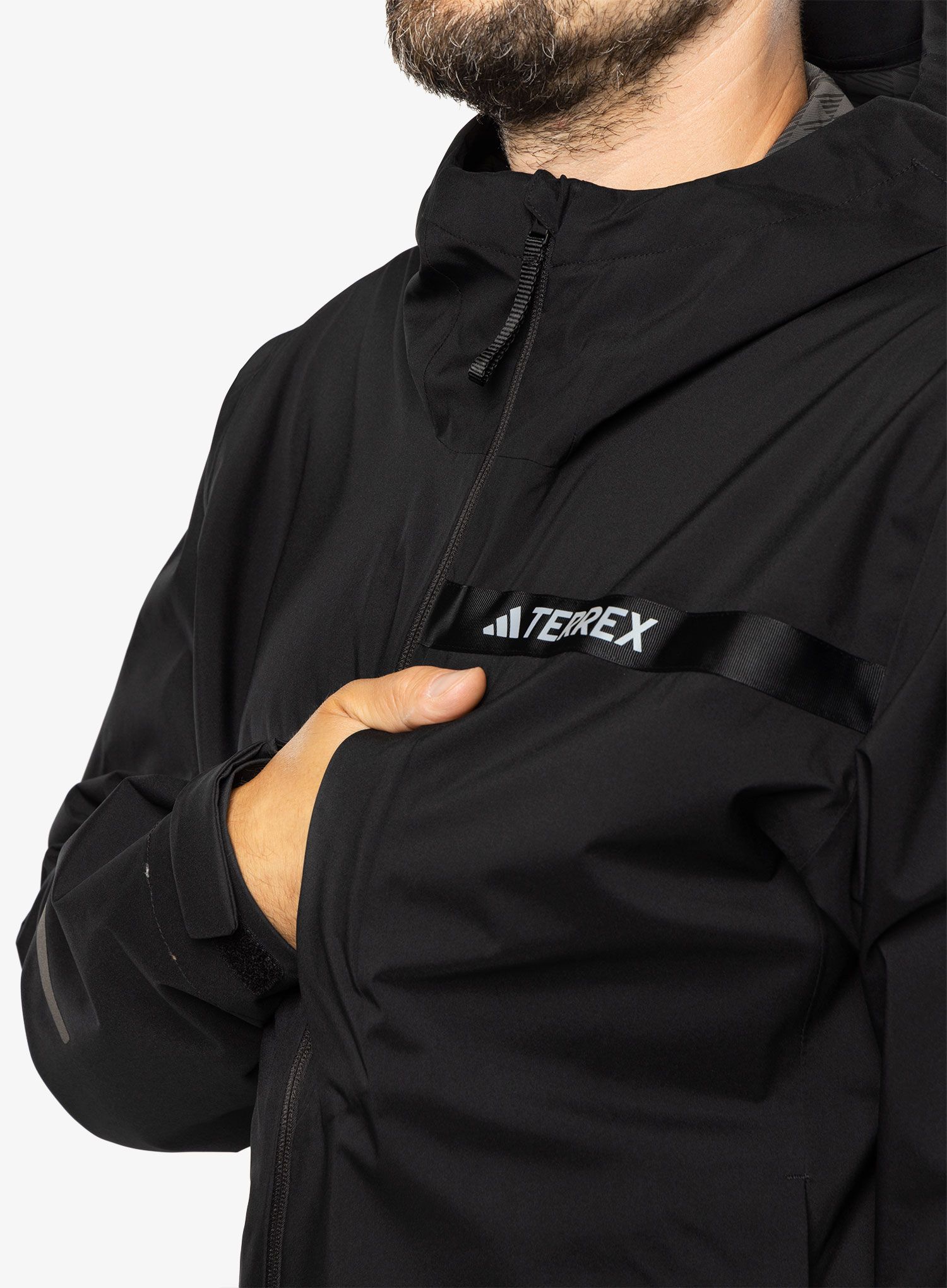 Moška dežna jakna adidas TERREX Multi RAIN.RDY 2.5L Jacket - black