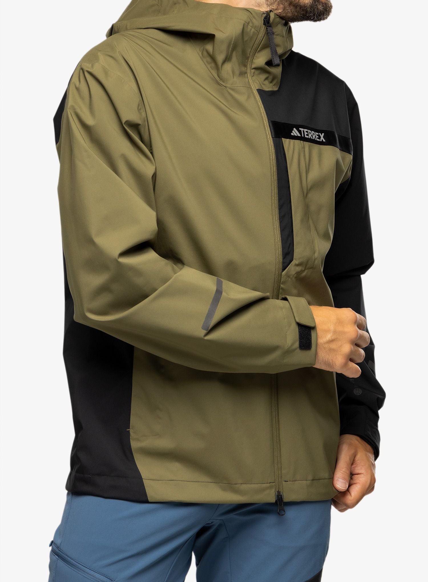 Nepremočljiva jakna adidas TERREX Multi RAIN.RDY 2.5L Jacket - focus olive/black