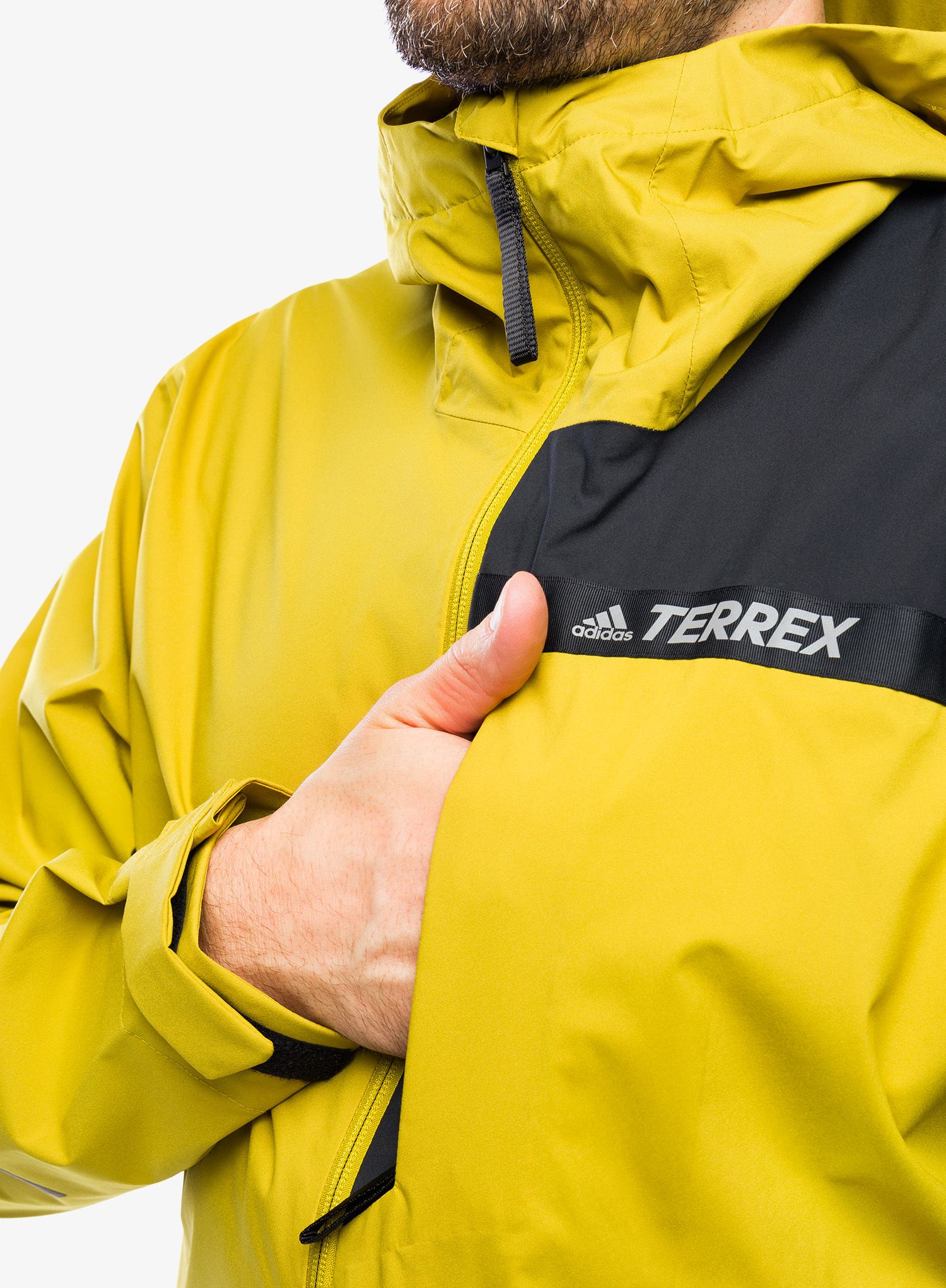 Nepremočljiva jakna adidas TERREX Multi Rain.RDY - pulse olive