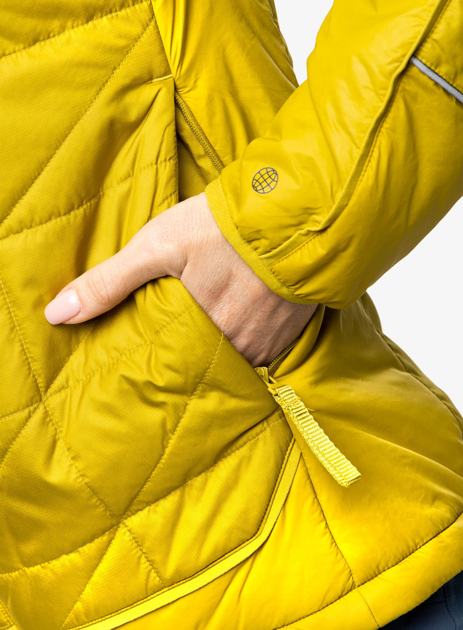 Sintetična jakna adidas TERREX Multi Synthetic Insulated Hooded Jacket - pulse olive