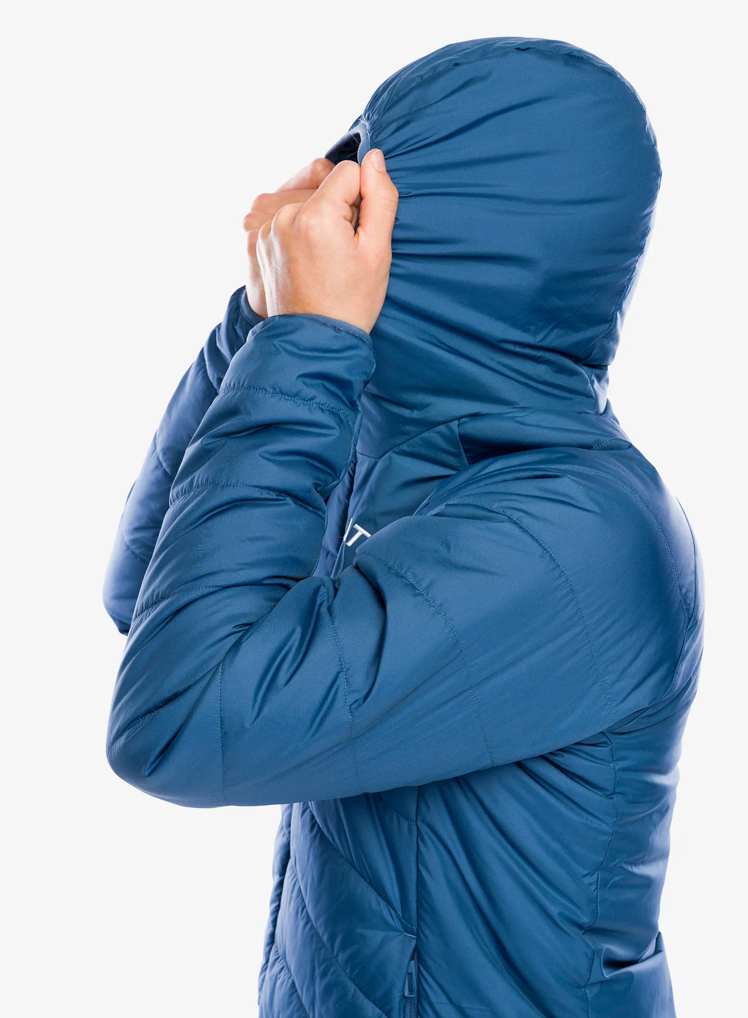 Sintetična jakna adidas TERREX Multi Synthetic Insulated Hooded Jkt - wonder steel
