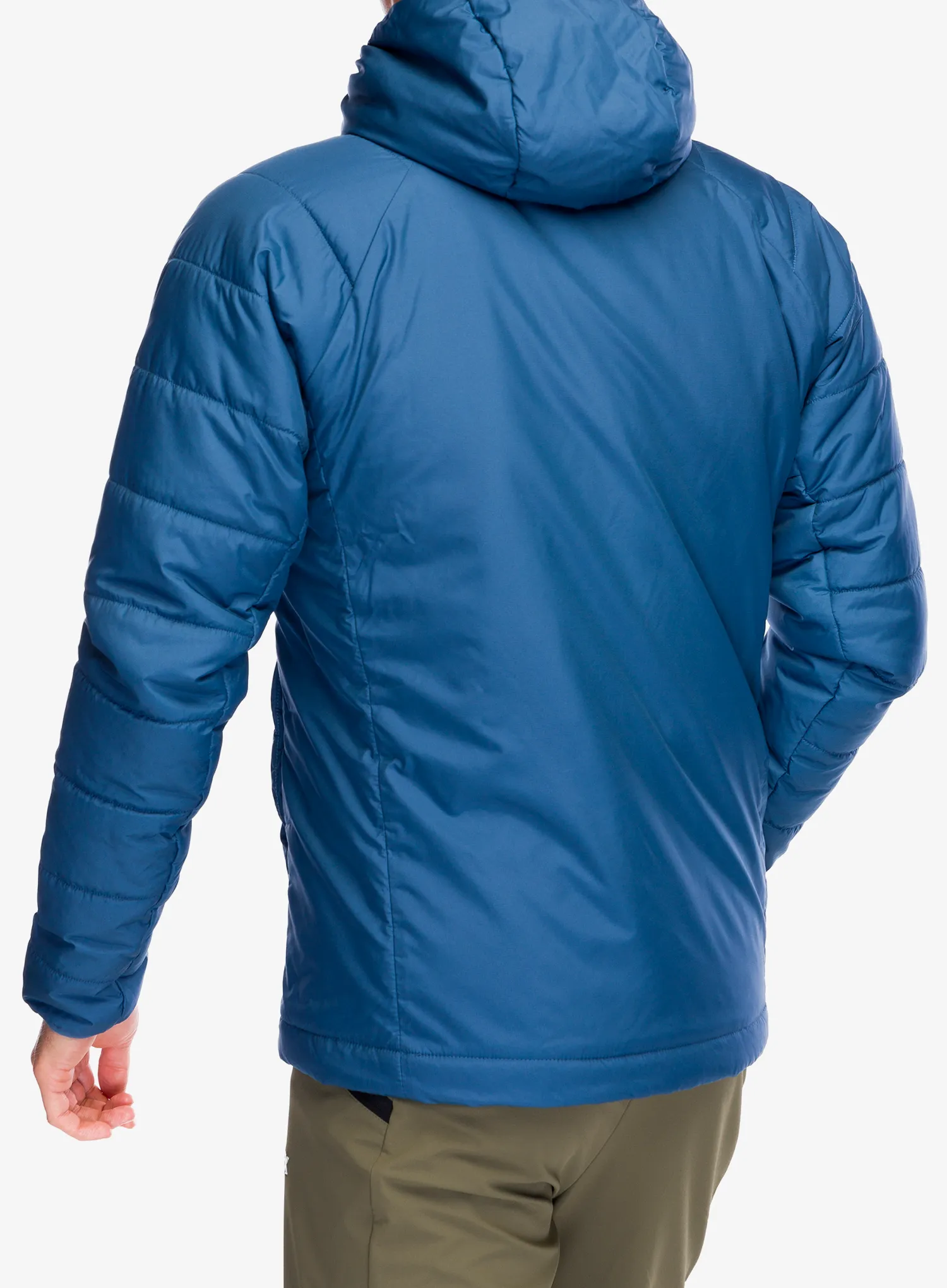 Sintetična jakna adidas TERREX Multi Synthetic Insulated Hooded Jkt - wonder steel