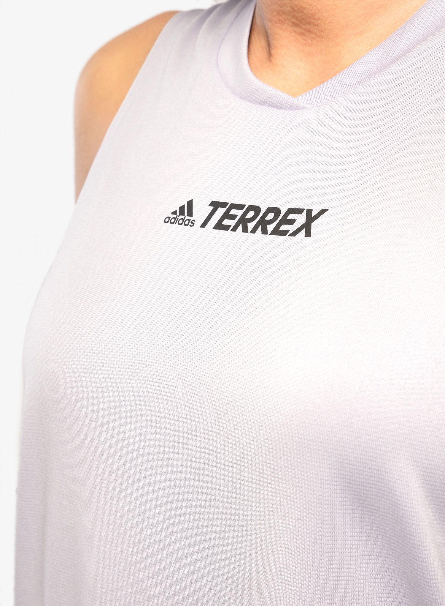 Ženski top adidas TERREX Multi Tank - silver dawn