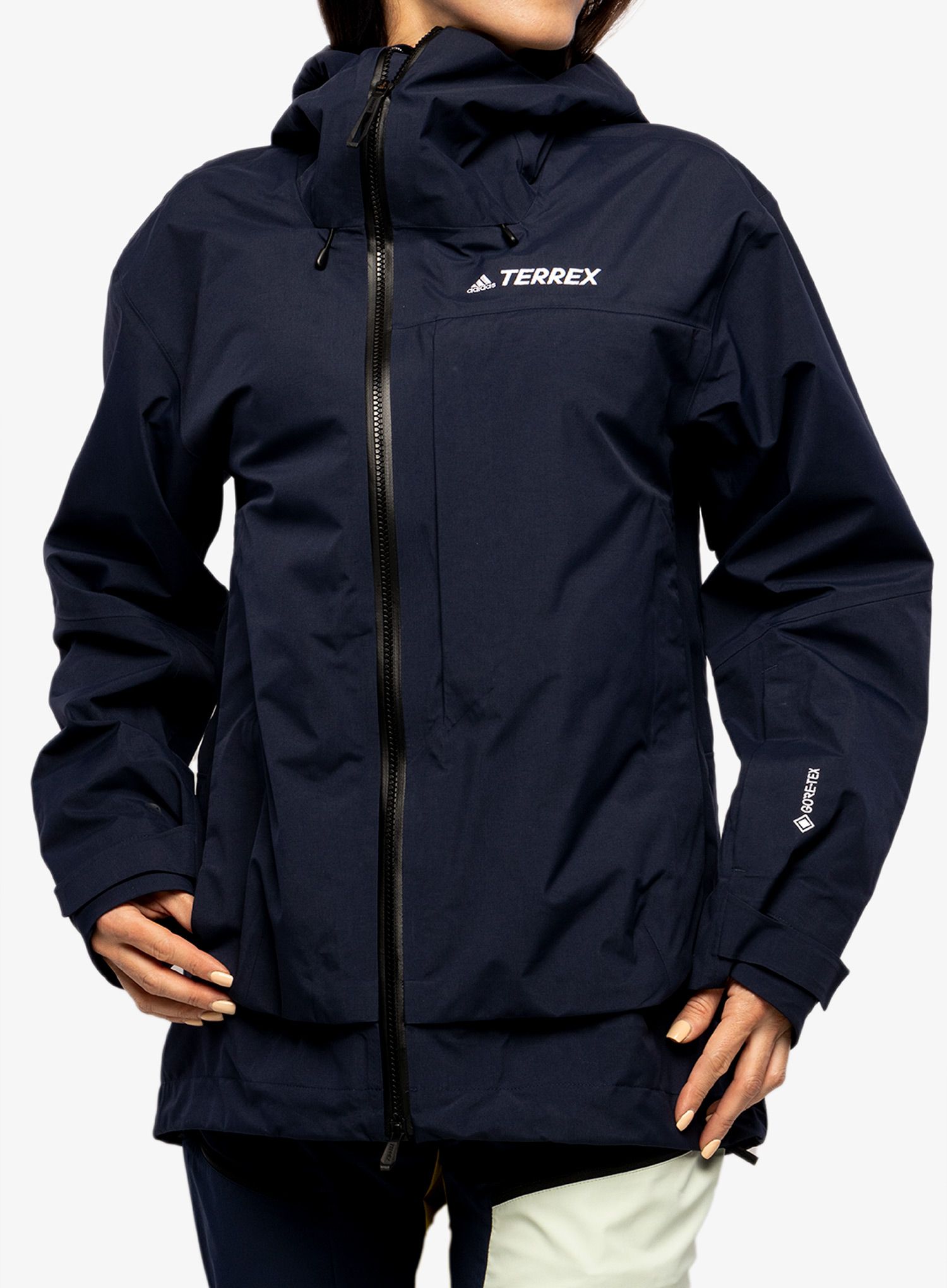 Ženske GORE-TEX jakna adidas TERREX Myshelter 3L GORE-TEX Jacket - legend ink