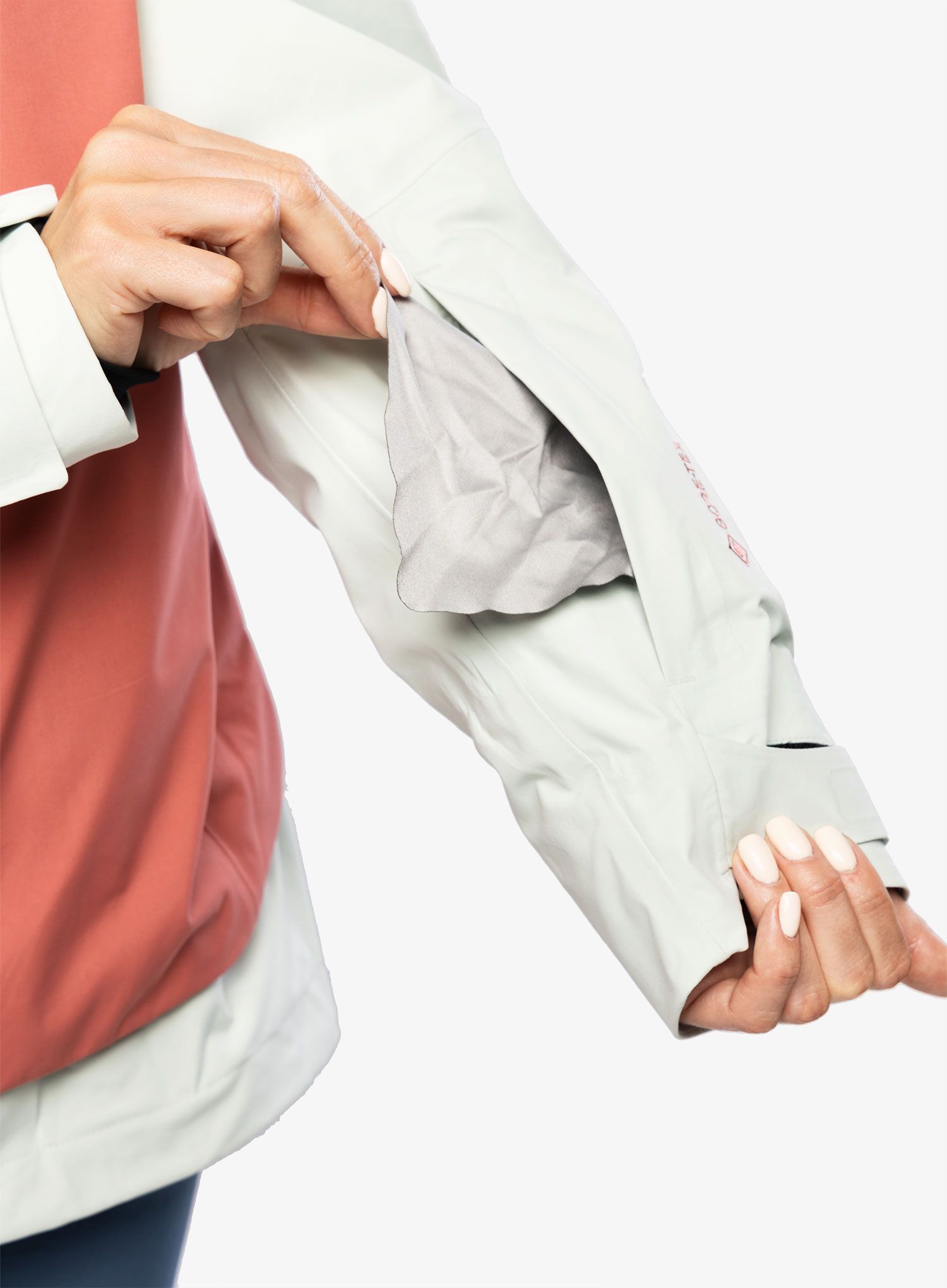 Ženske GORE-TEX jakna adidas TERREX Myshelter 3L GORE-TEX Jacket - wonder red/linen green
