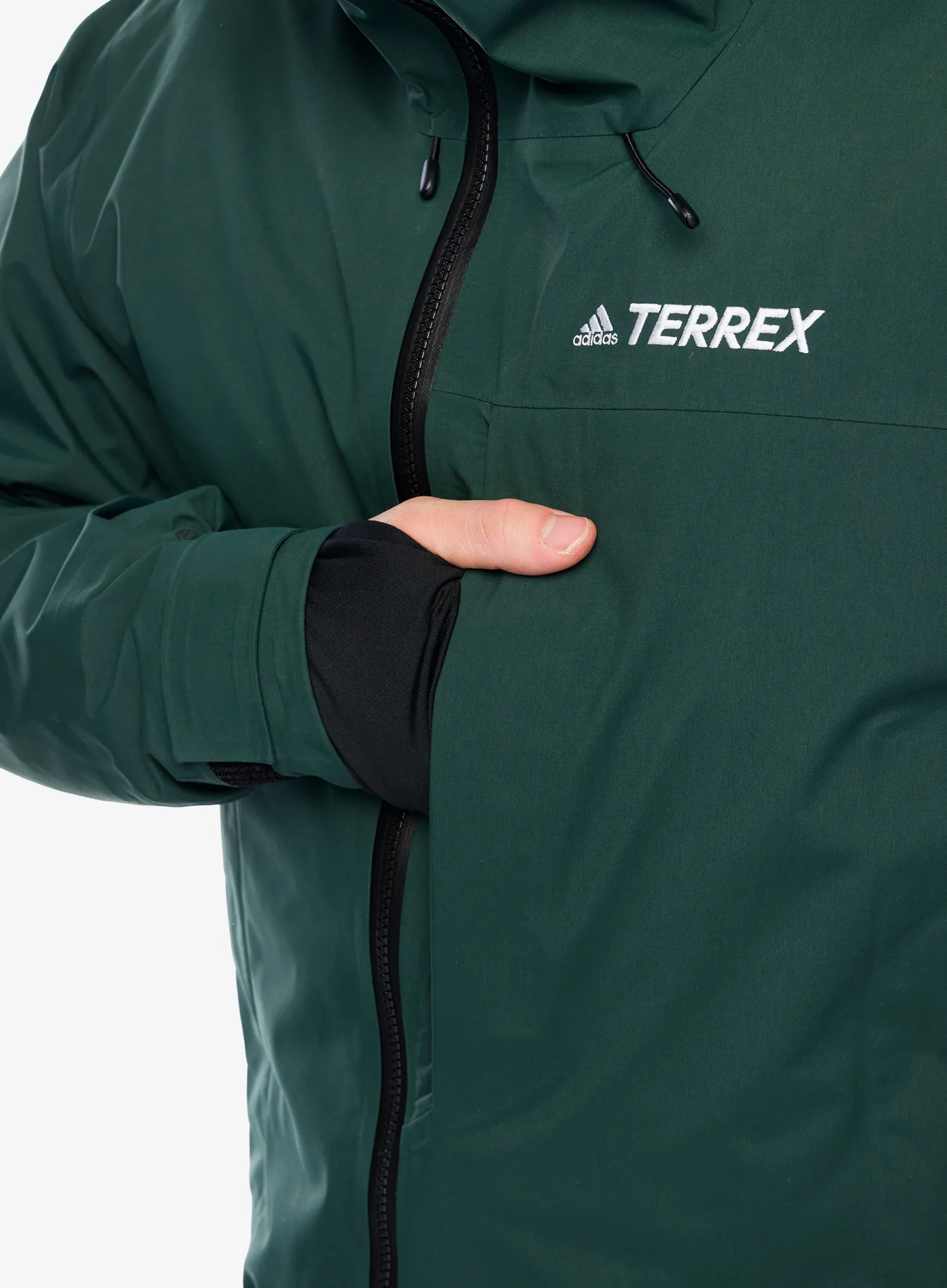 Moška jakna adidas TERREX Myshelter 3L GORE-TEX Snow Jkt - shadow green