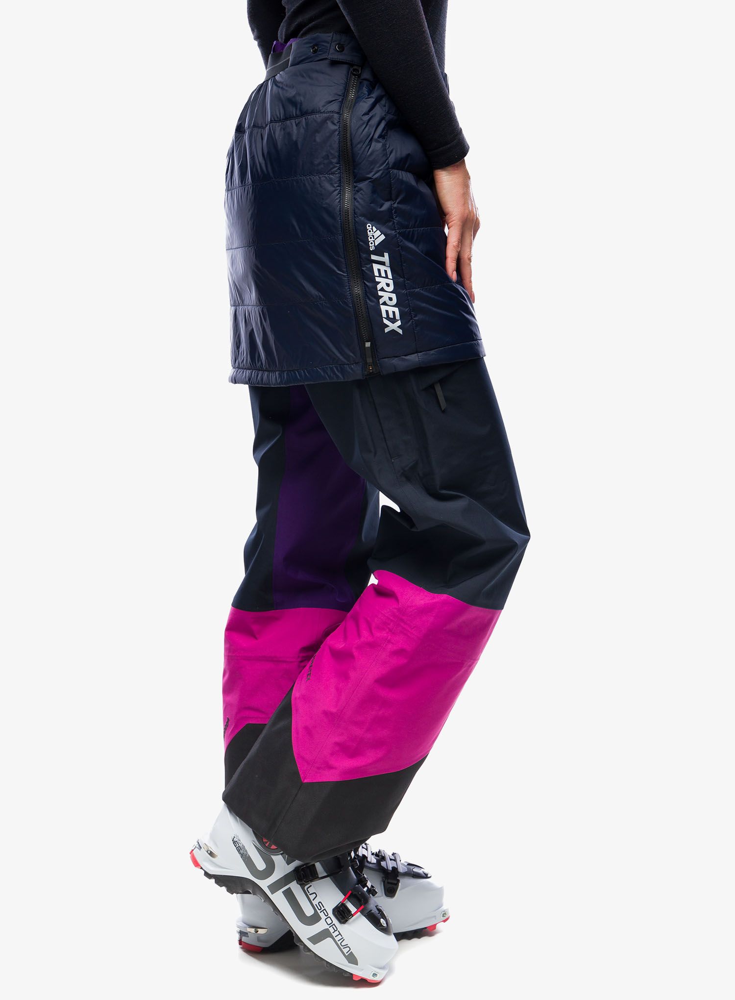 Pohodniško krilo adidas TERREX PrimaLoft Insulation Skirt - legend ink