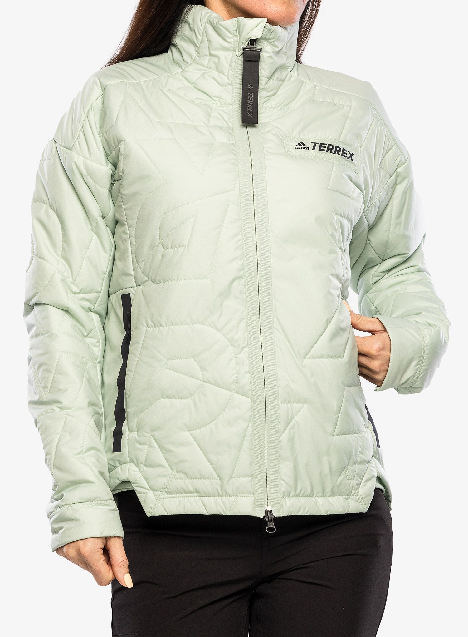 Ženska sintetična jakna adidas TERREX Shelter Primaloft - linen green