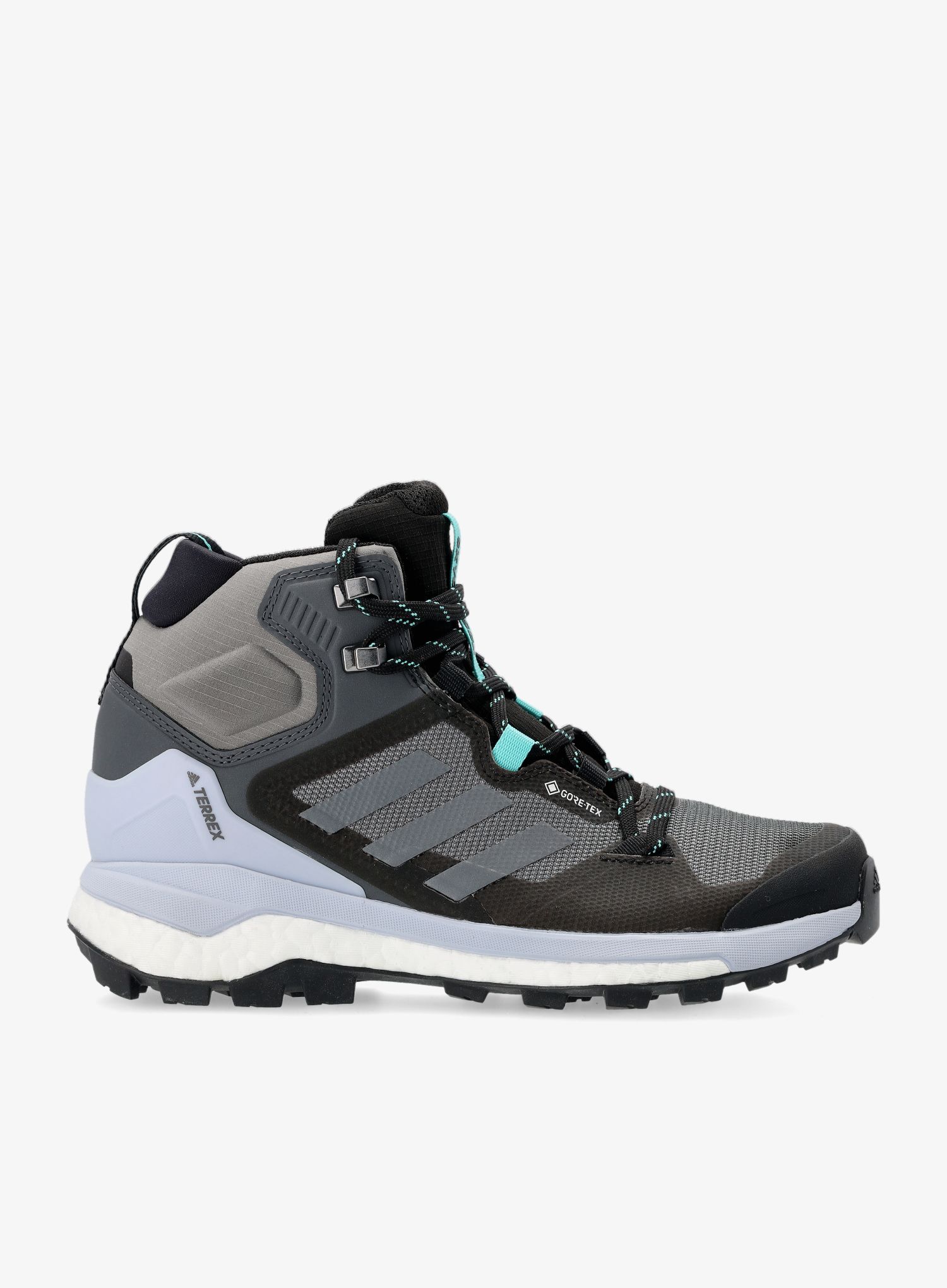 Ženski treking čevlji adidas TERREX Skychaser 2 Mid GTX - grey six/grey four/halo silver