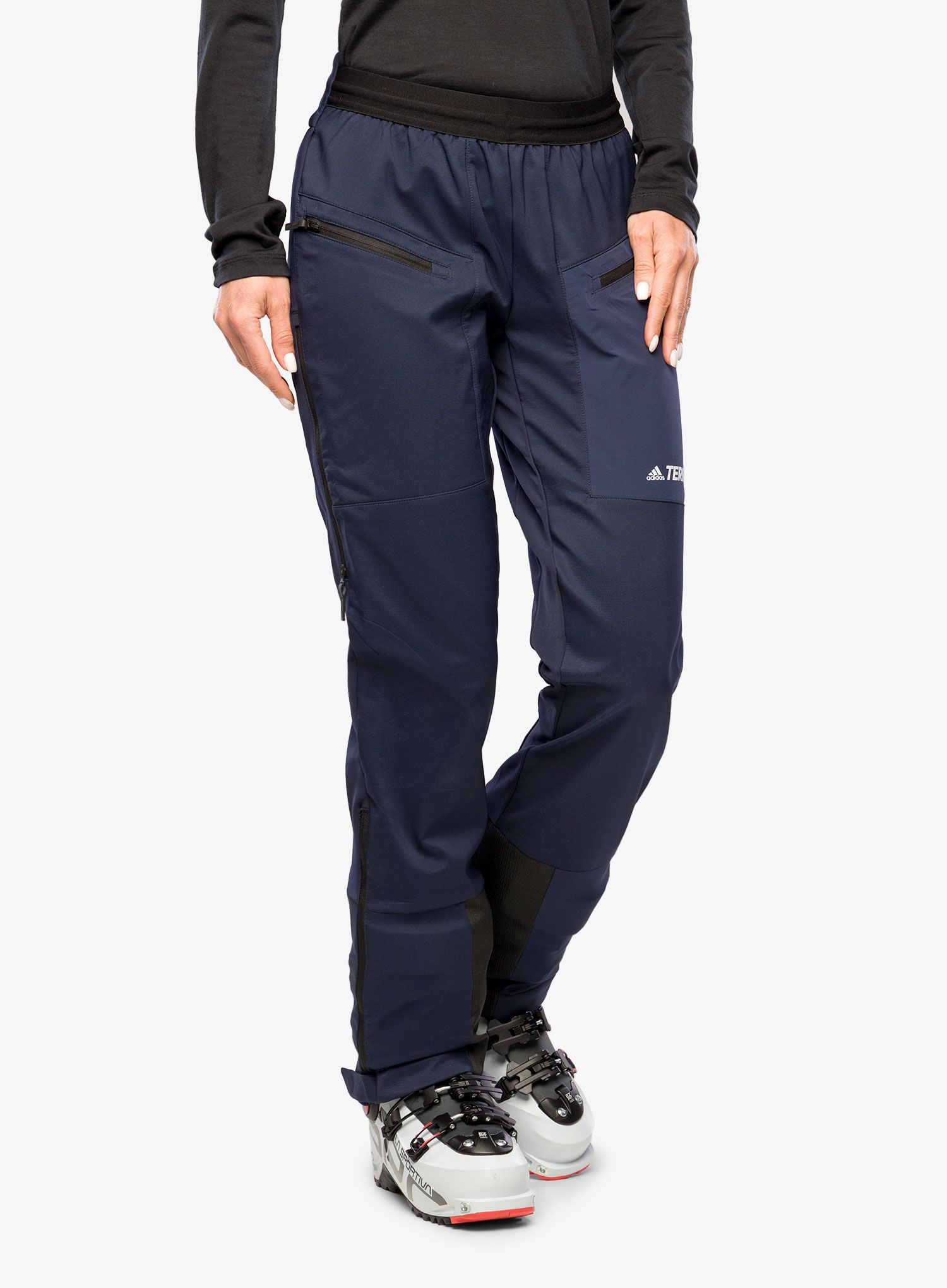 Ženske softshell hlače adidas TERREX Skyclimb Fast Ski Touring Pants - legend ink