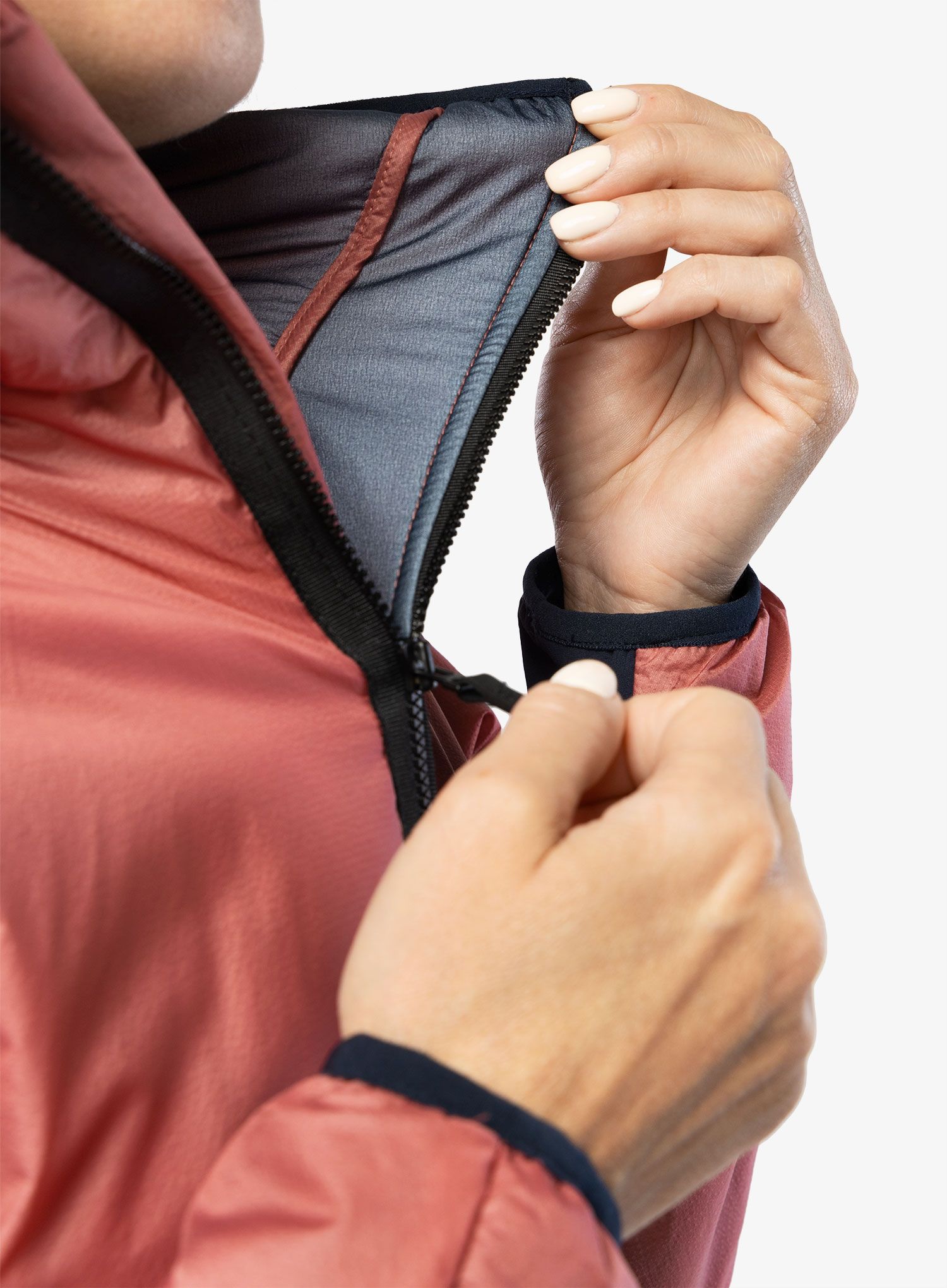 Ženska sintetična jakna adidas TERREX Skyclimb Hybrid Jacket - wonder red/legend ink