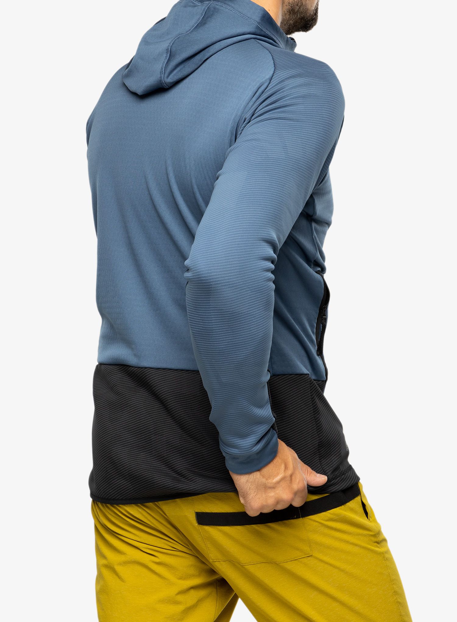 Jopica s kapuco adidas TERREX Tech Flooce Hooded - wonder steel