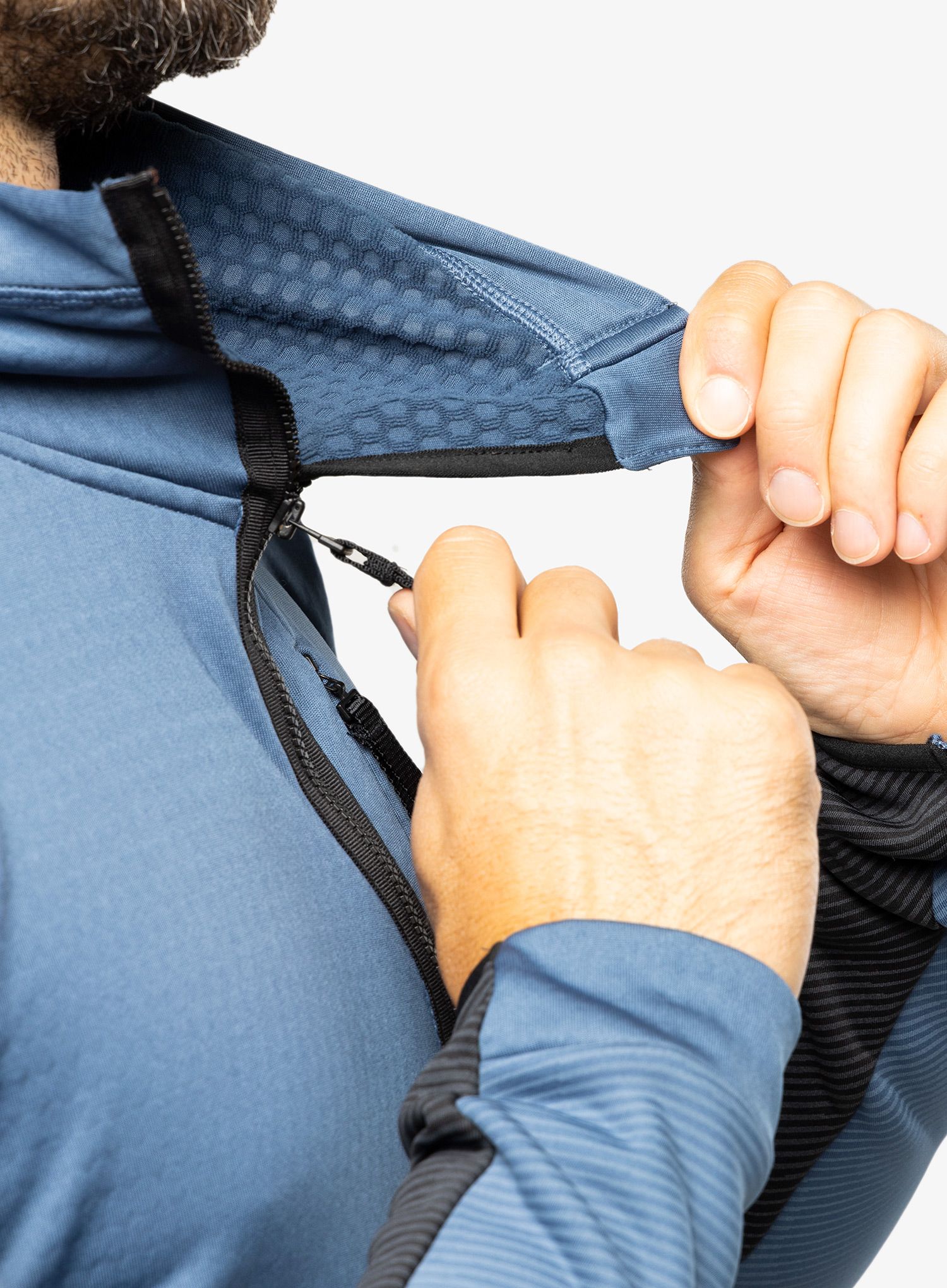Jopica s kapuco adidas TERREX Tech Flooce Hooded - wonder steel