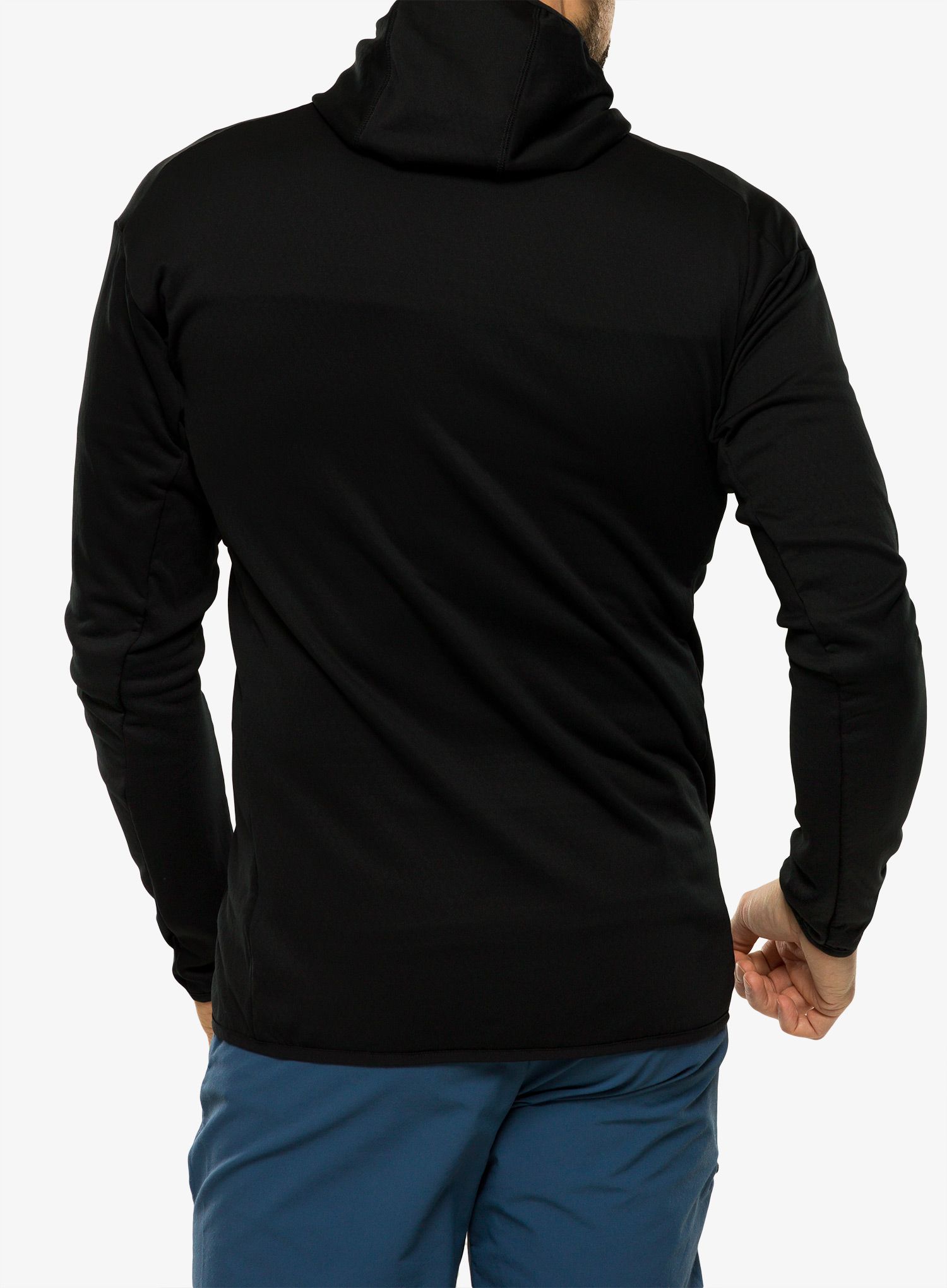 Flis adidas TERREX Tech Flooce Light Hooded Fleece - black
