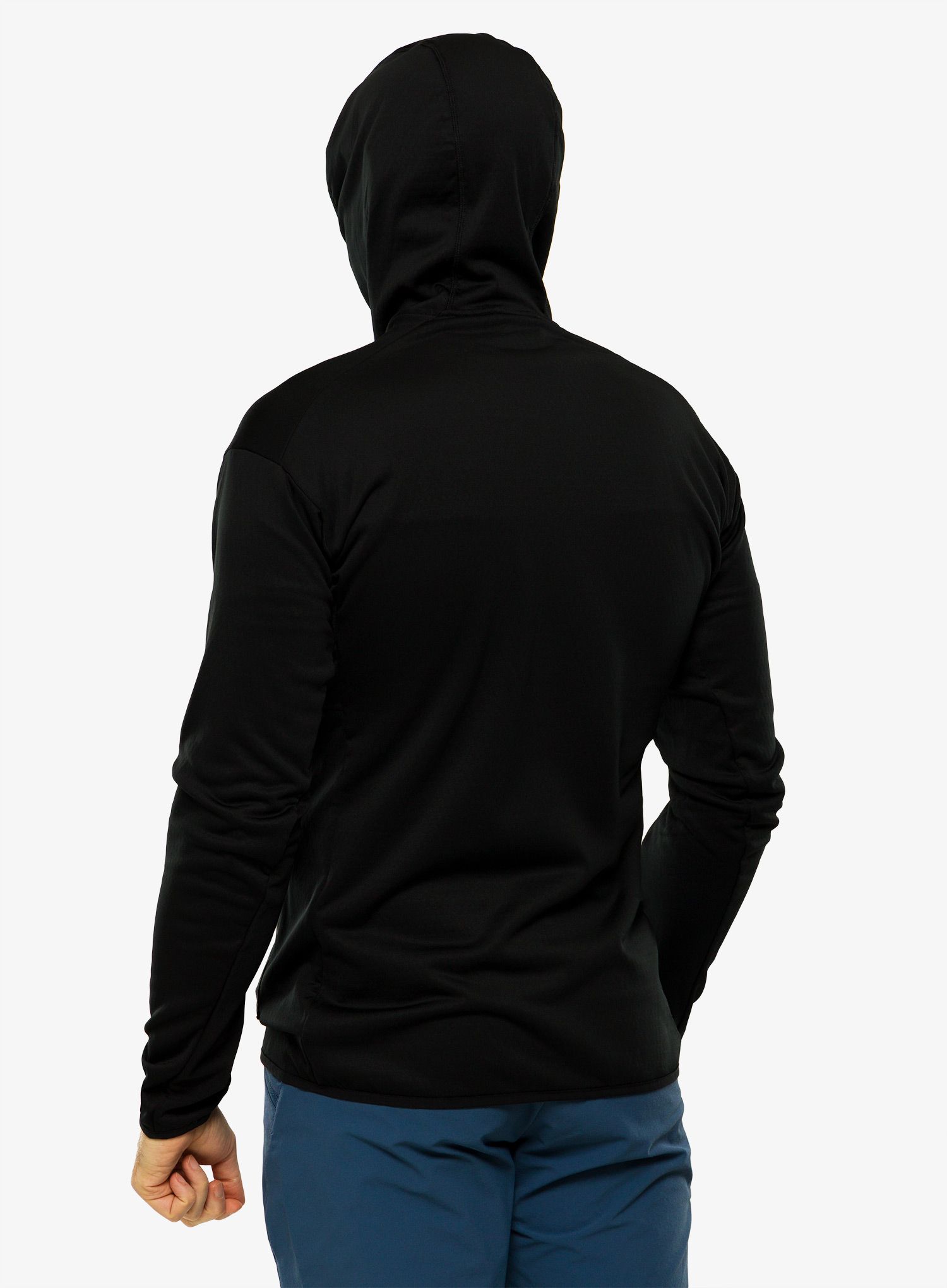 Flis adidas TERREX Tech Flooce Light Hooded Fleece - black