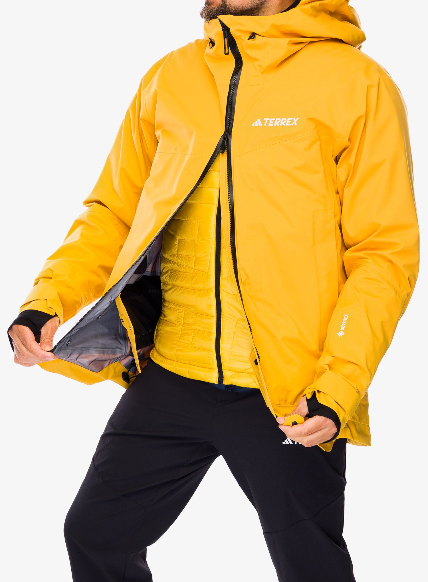 Smučarska jakna adidas TERREX Techrock 3L GORE-TEX C-Knit Jacket - preyel