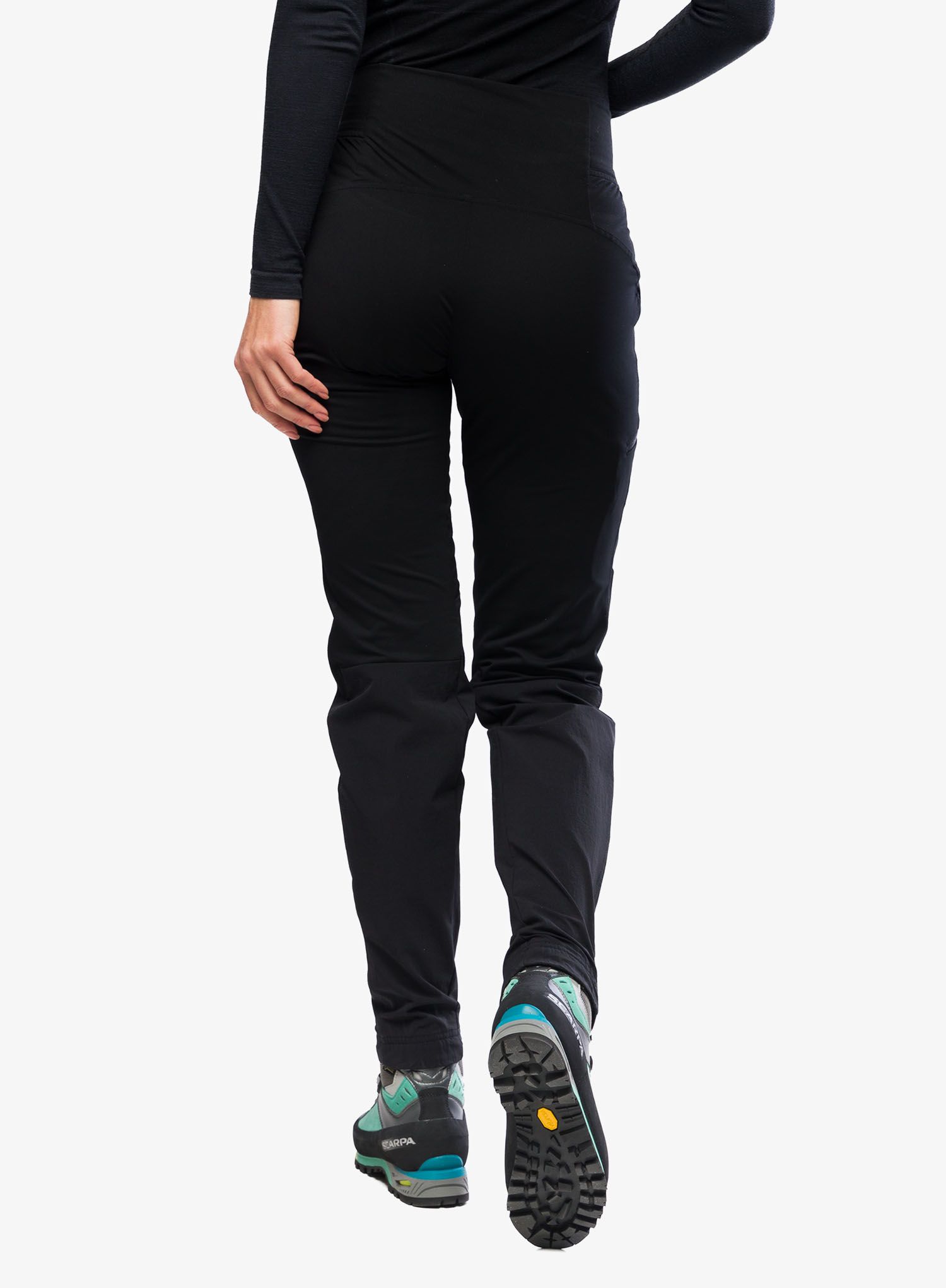 Ženske softshell hlače adidas TERREX Techrock Alpine Climbing Pants - black