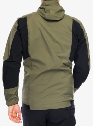 Softshell jakna adidas TERREX Techrock GORE-TEX WINDSTOPPER Softshell Jkt - olive strata/black