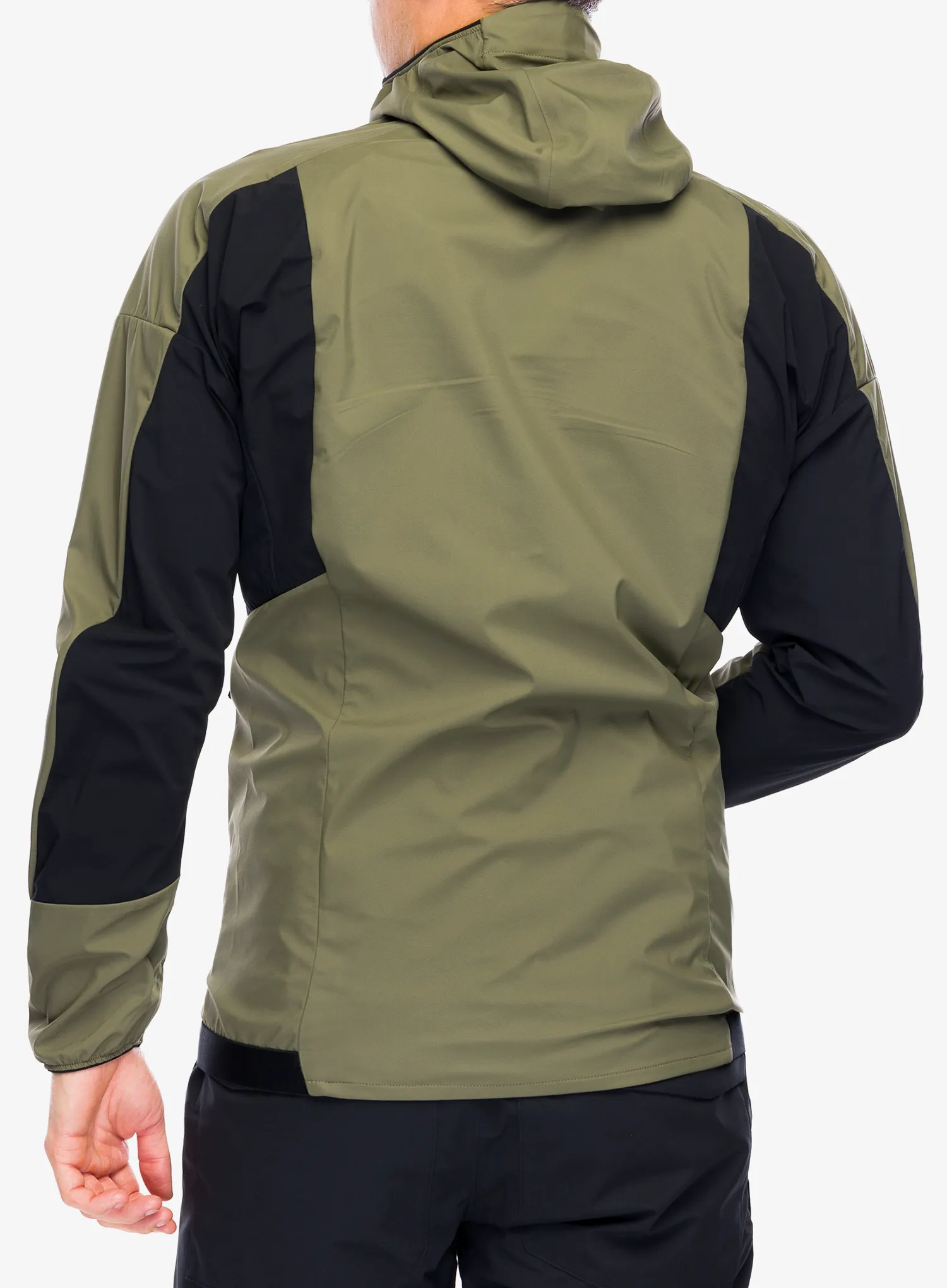 Softshell jakna adidas TERREX Techrock GORE-TEX WINDSTOPPER Softshell Jkt - olive strata/black